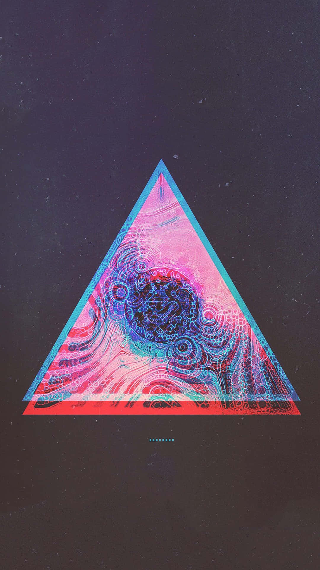 Psychedelic Triangle Artwork Background