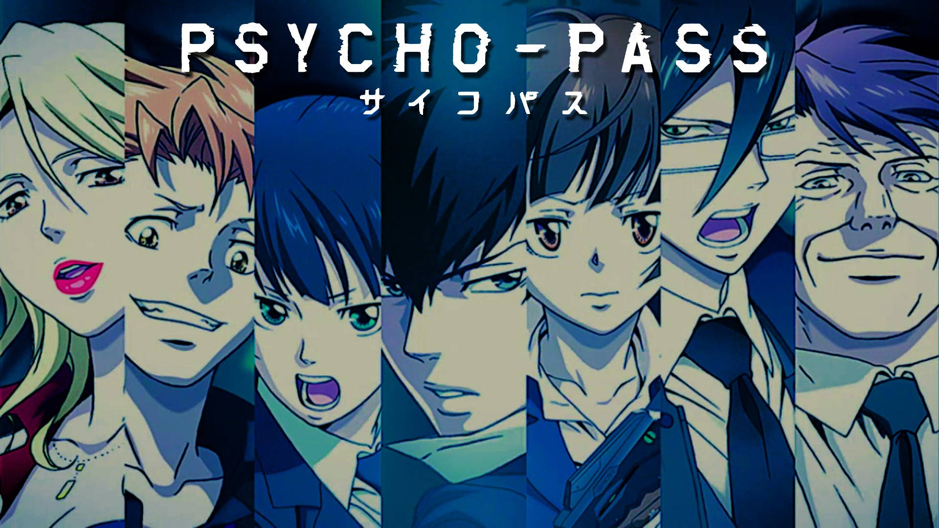 Psycho Pass Collage Art Background