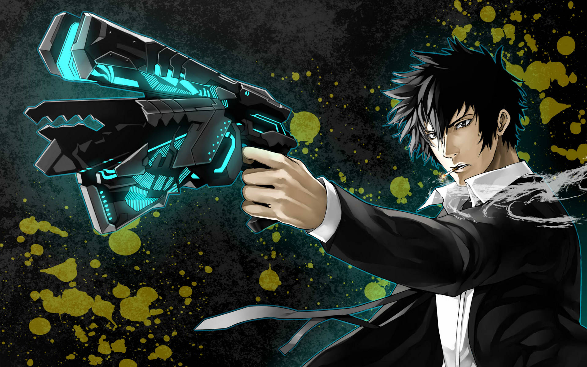 Psycho Pass Kogami Lethal Mode Weapon Background