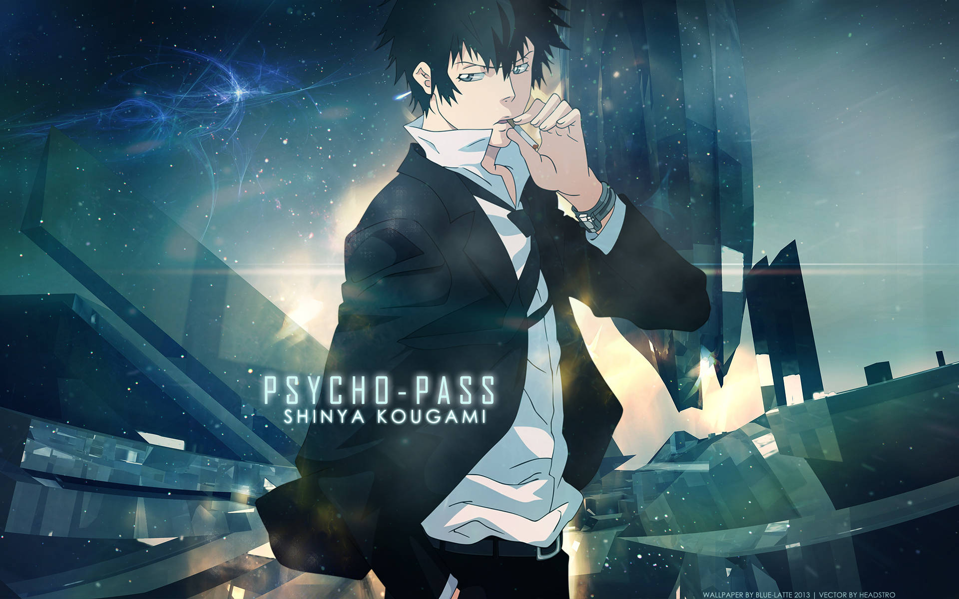 Psycho Pass Smoking Kogami Background