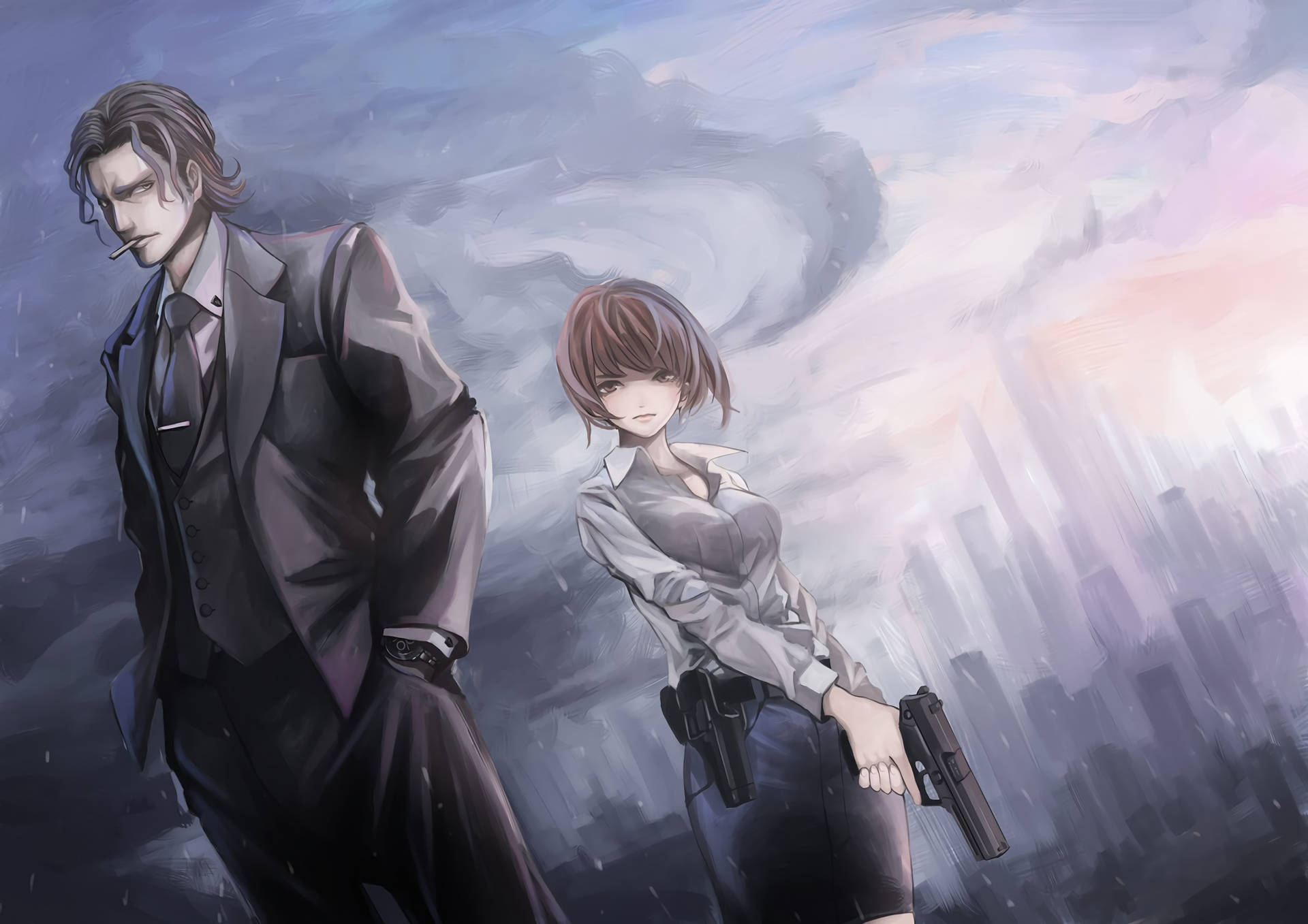 Psycho Pass Togane And Akane