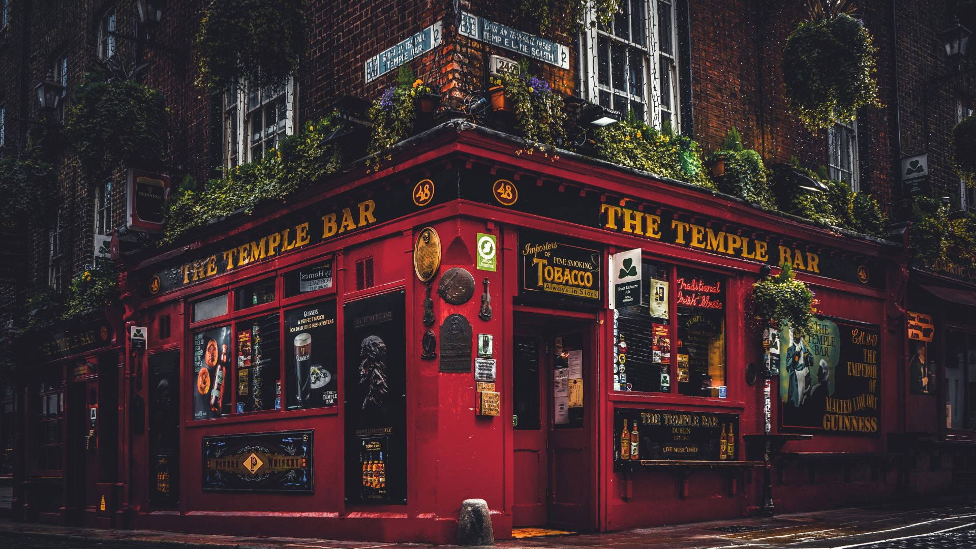 Pub The Temple Bar Photography Background