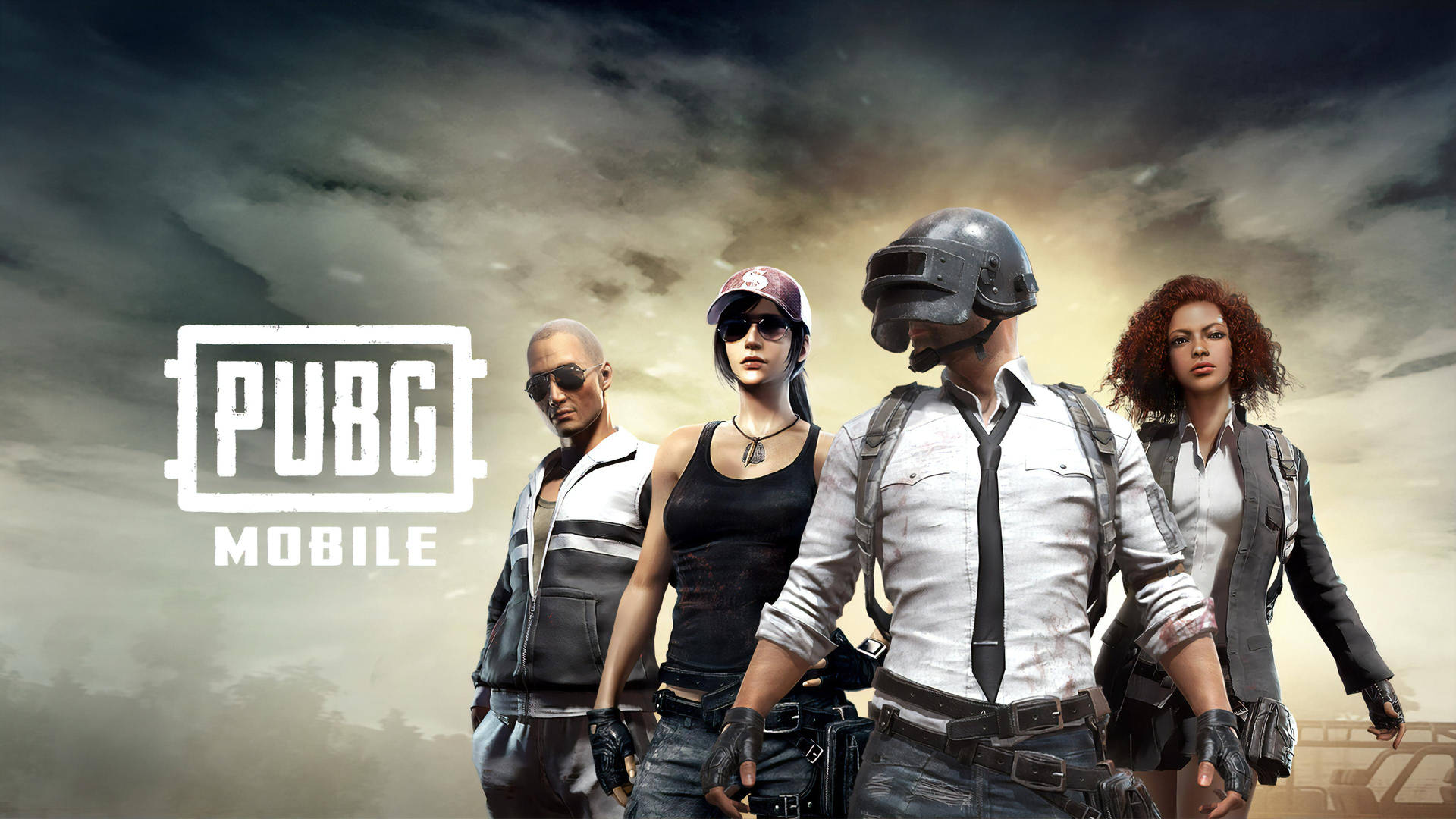 Pubg 2020 Four Characters Background