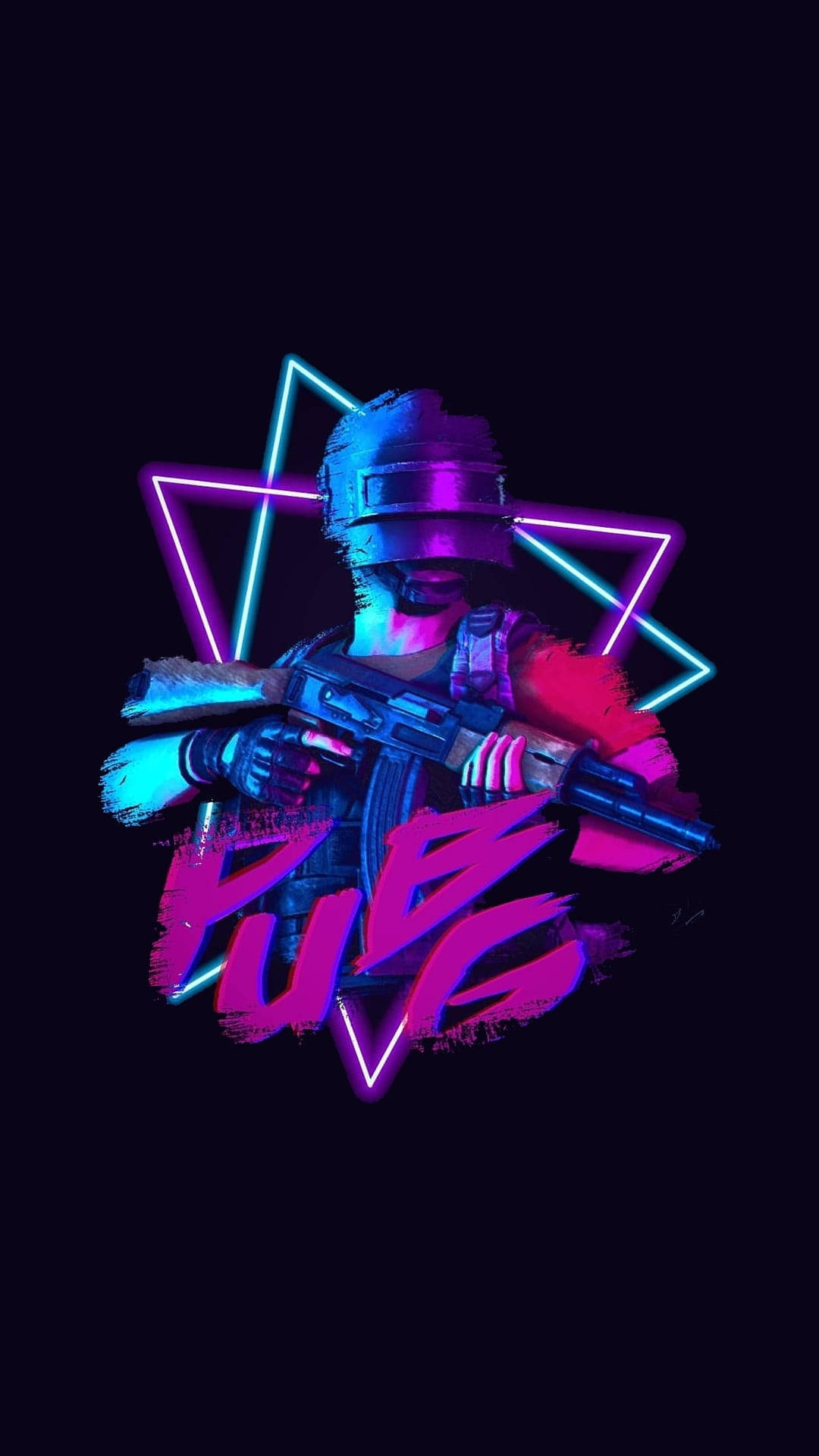 Pubg 3d Live Hd Neon Art Background
