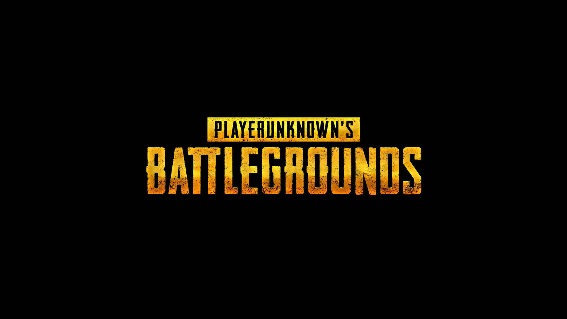 Pubg Battlegrounds Logo On A Black Background