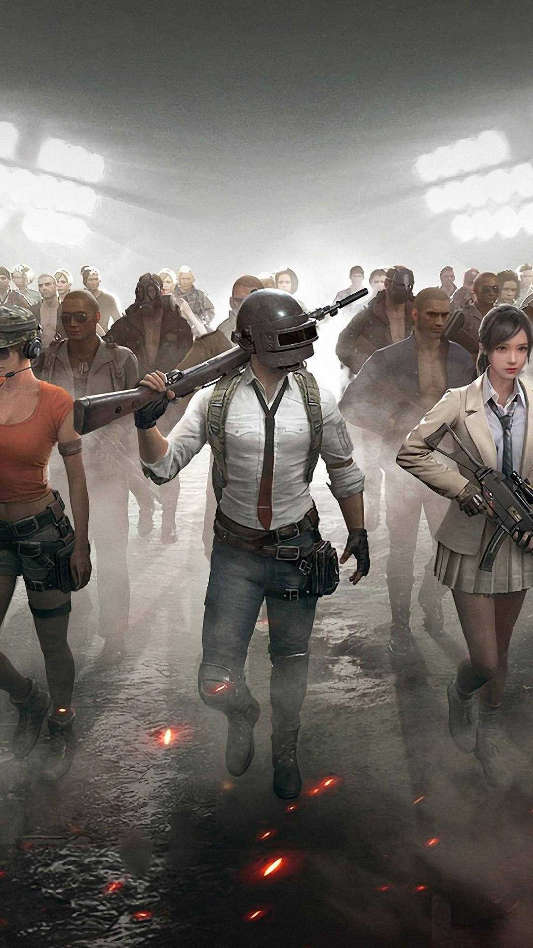 Pubg Hd Character Line-up Background