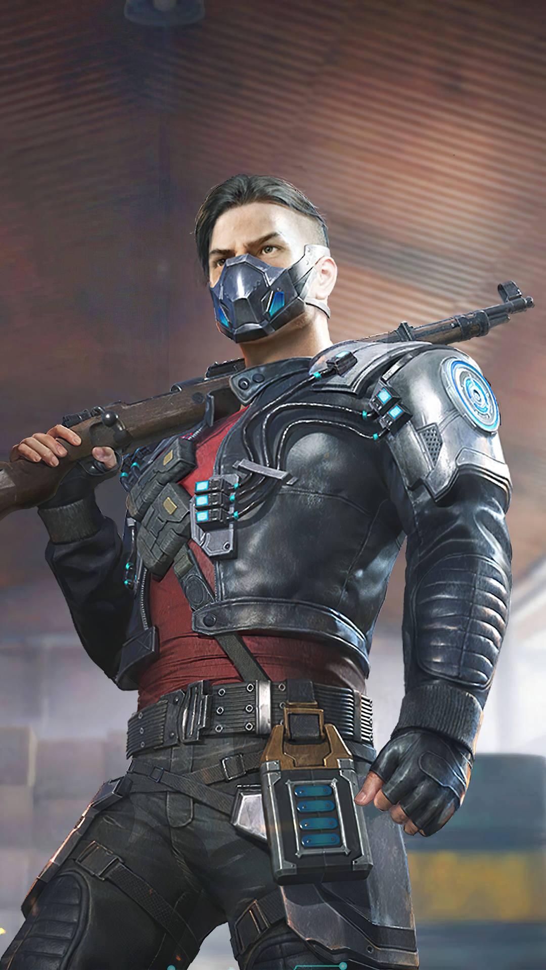 Pubg Hd Masked And Armored Player Background