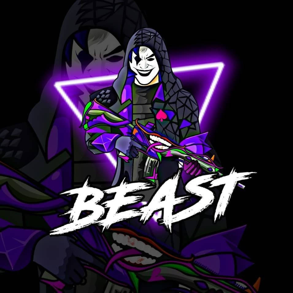 Pubg Joker Neon Purple Beast Background