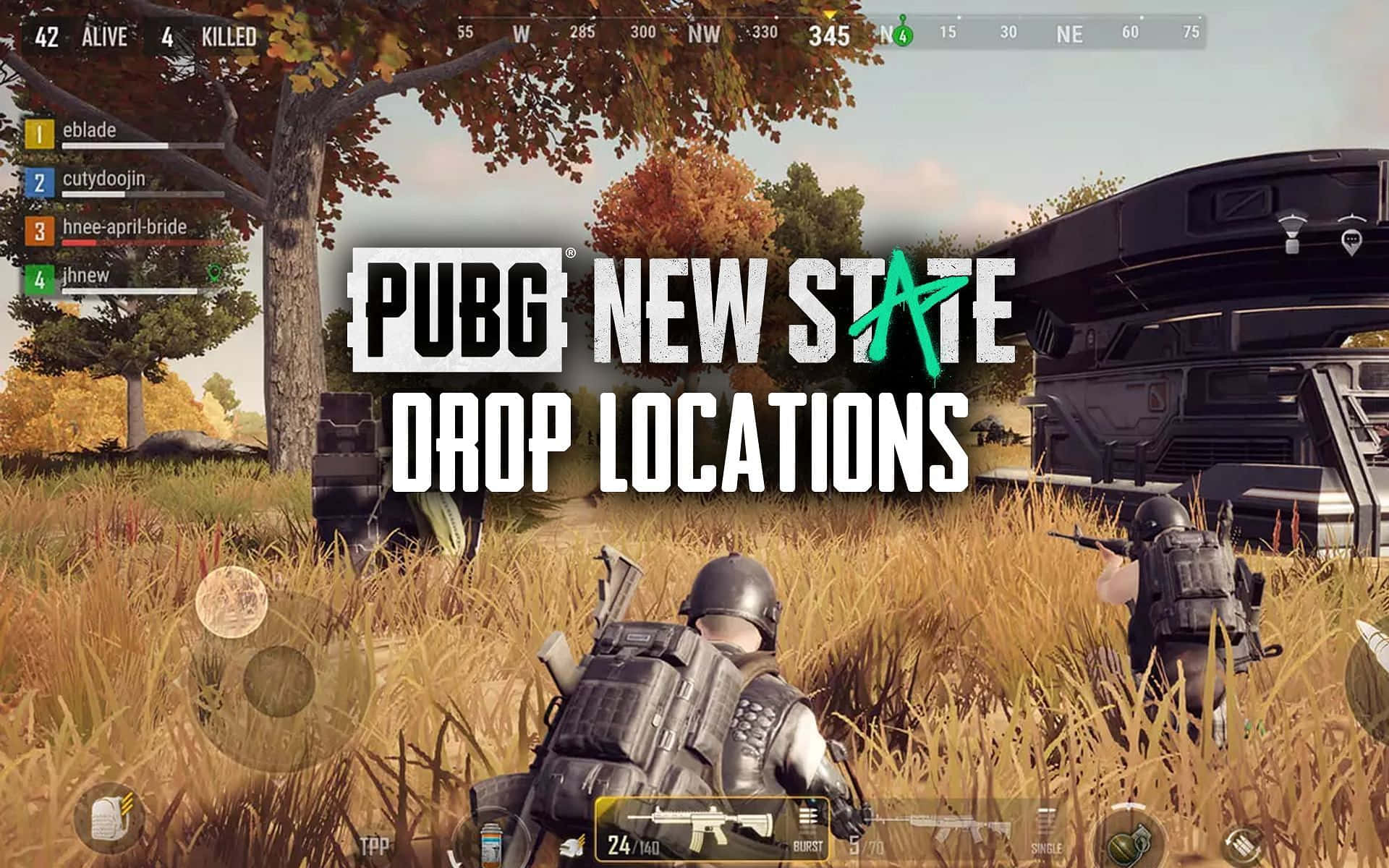 Pubg New State Drop Locations Poster