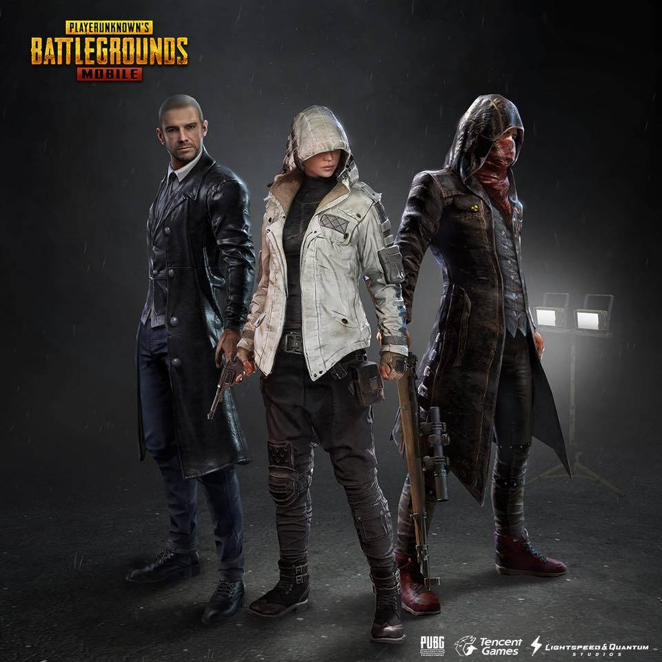 Pubg Season 3 Armed Characters Poster Background