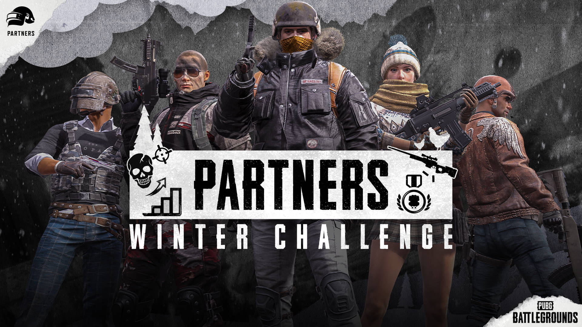 Pubg Season 3 Partners Winter Challenge Background