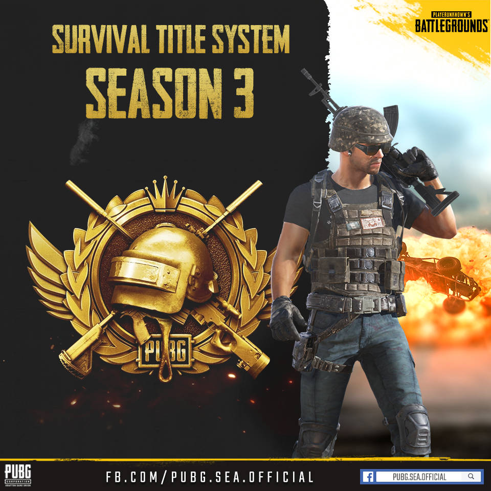 Pubg Season 3 Survival Title System Poster Background