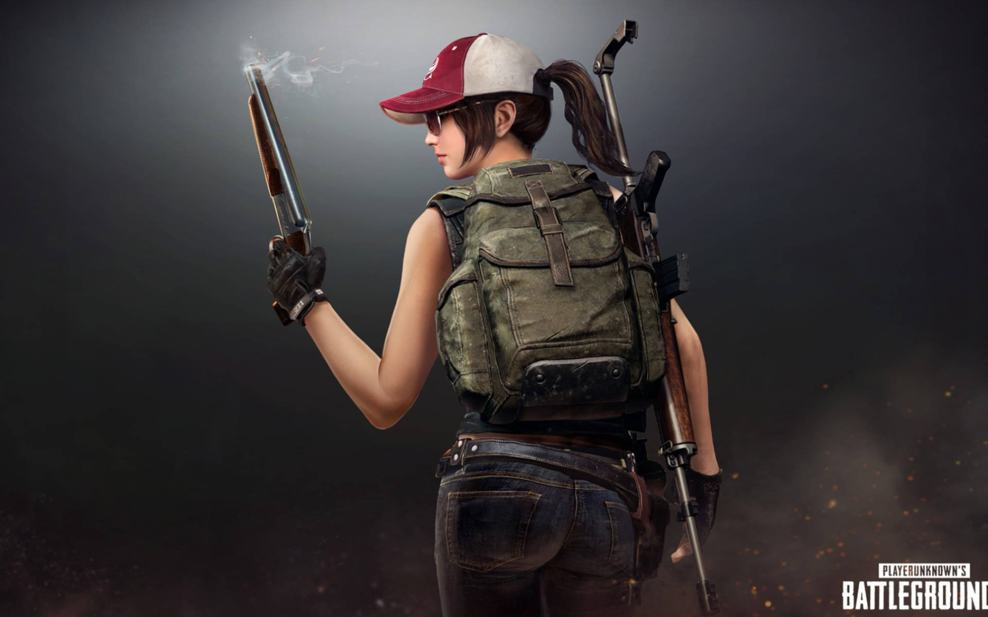 Pubg Thumbnail Girl With Cap Background