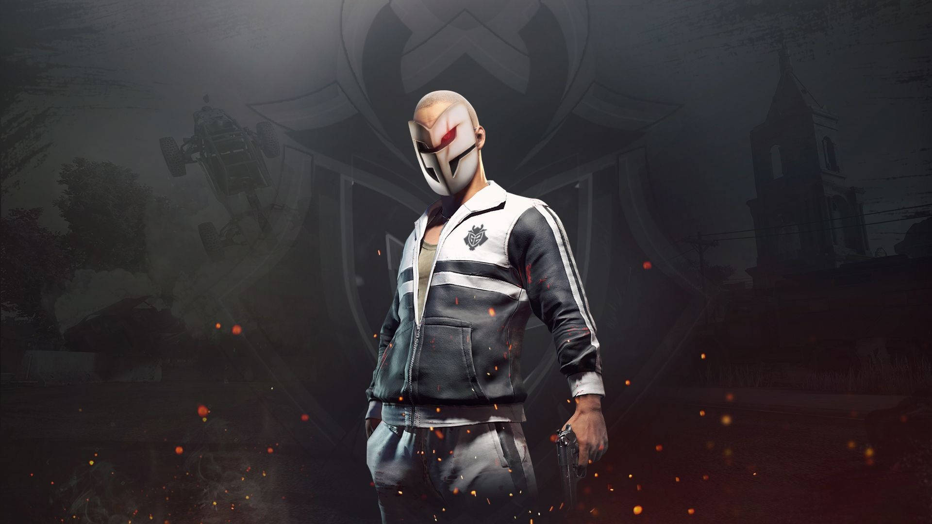 Pubg Thumbnail Unknown Masked Player Background