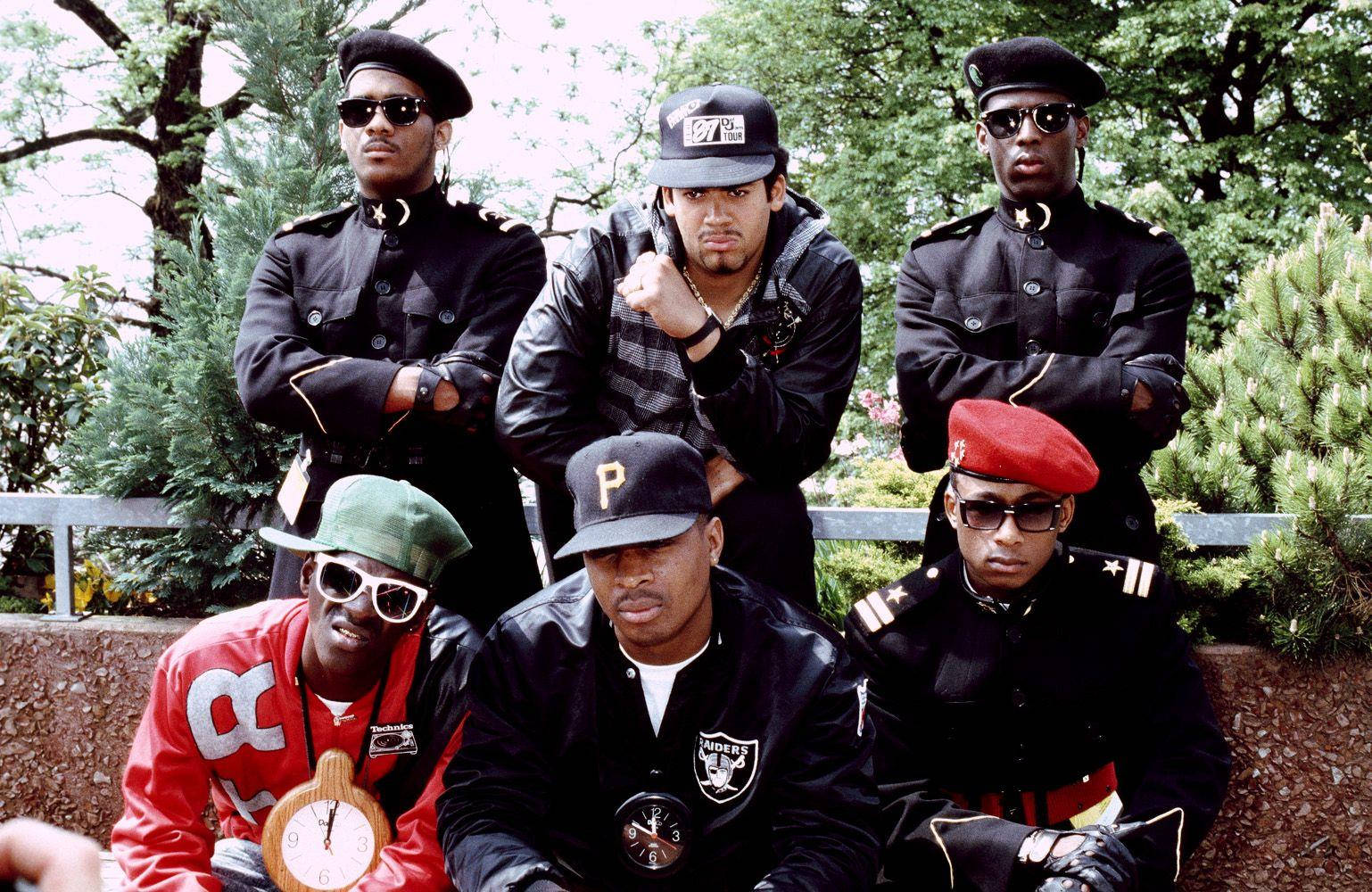 Public Enemy American Rap Background