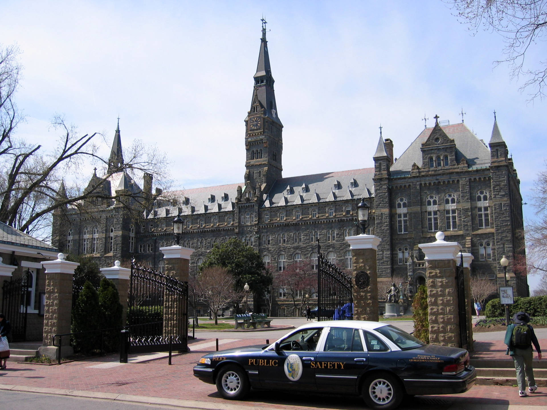 Public Safety Car On Georgetown University