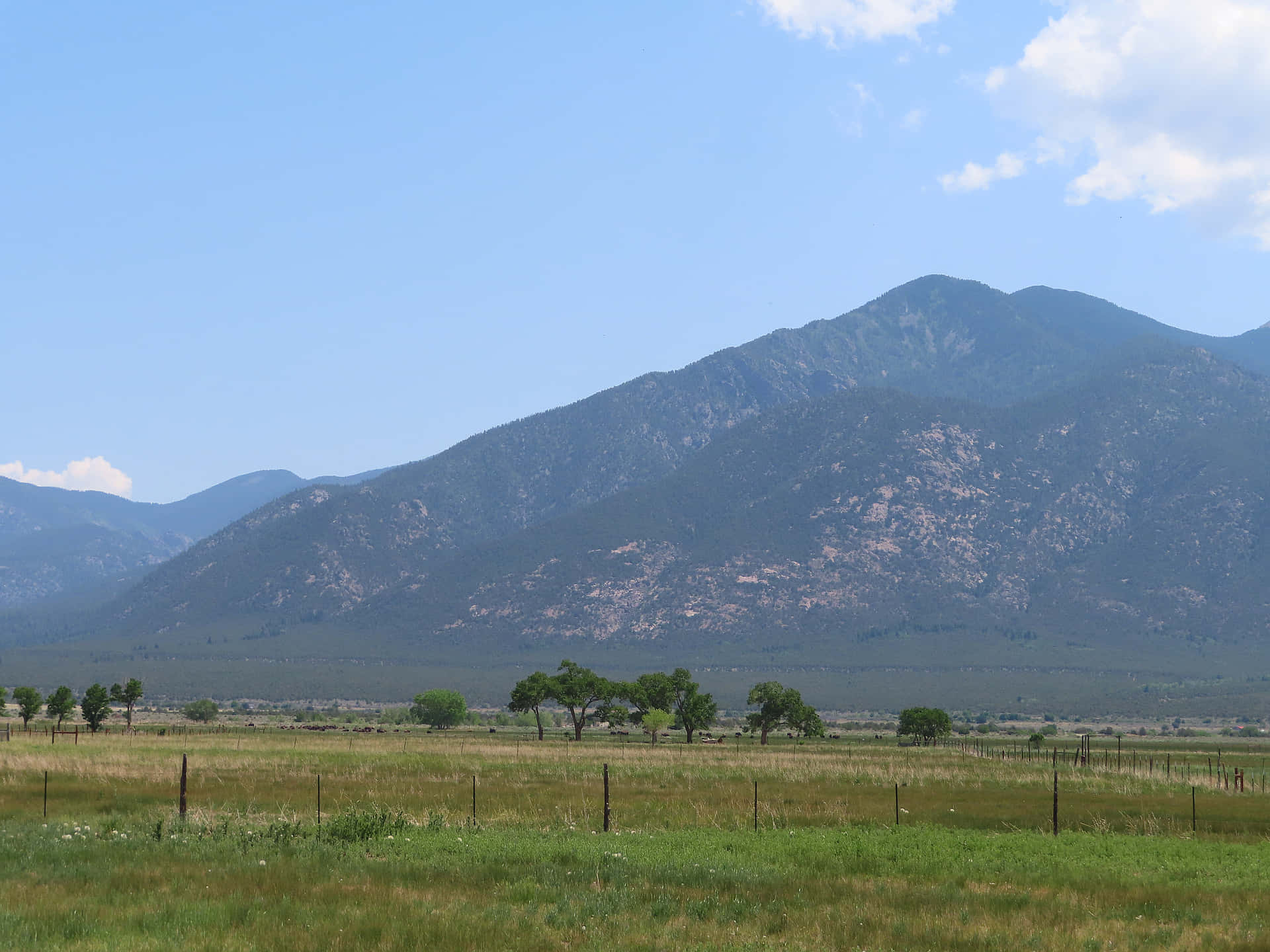 Pueblo Peak Near Taos Pueblo Background