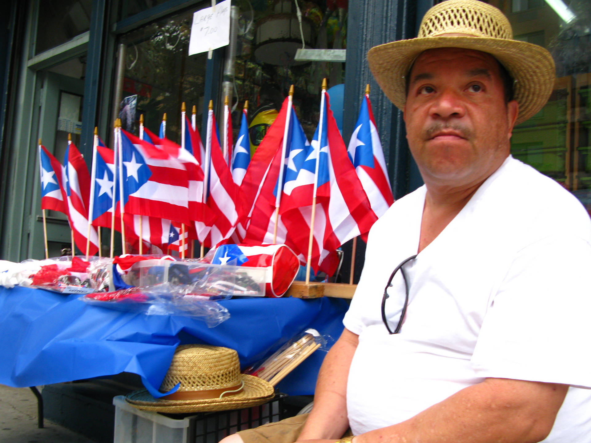 Puerto Rican Flag Vendor