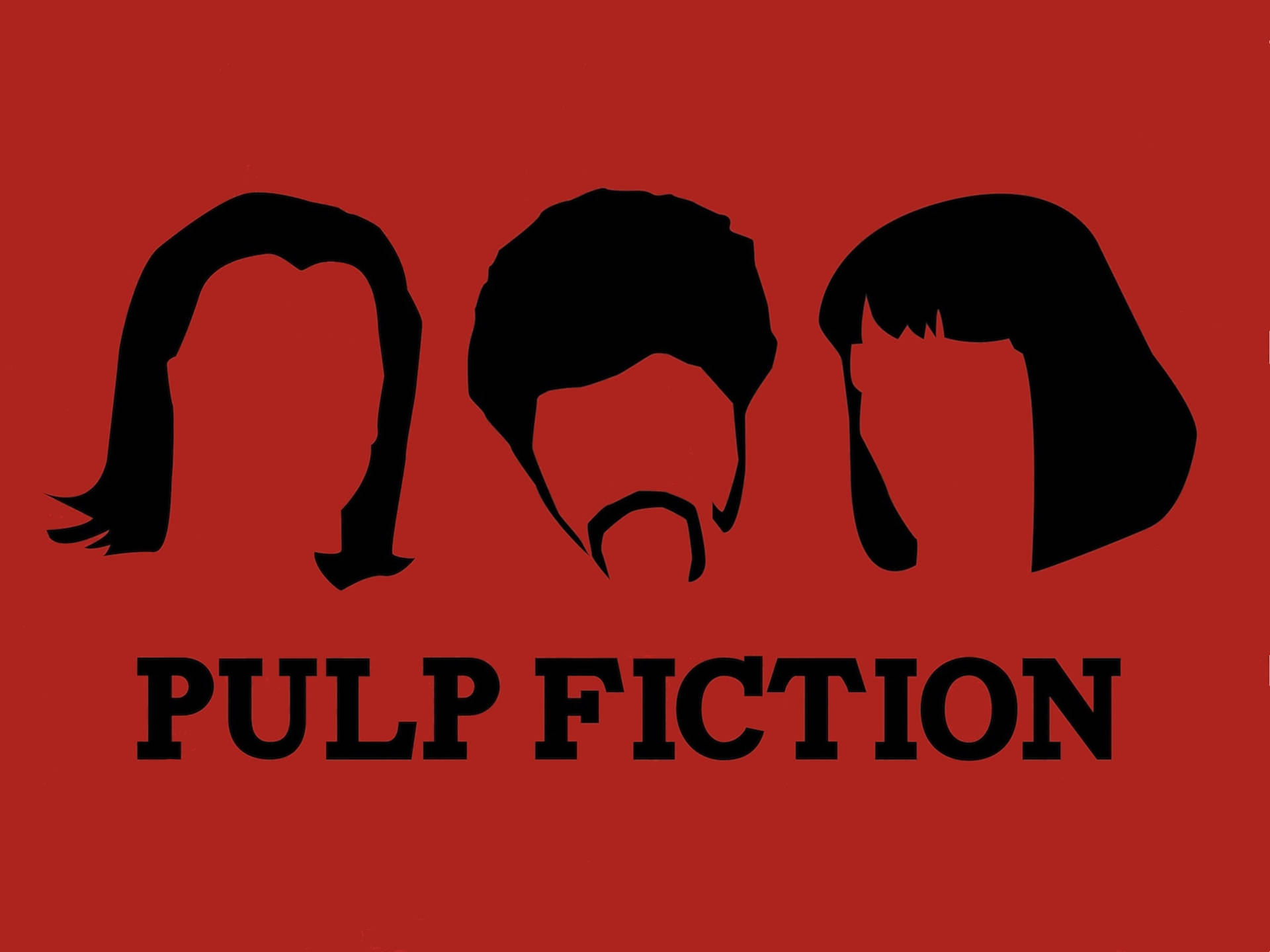 Pulp Fiction Hairstyles Digital Art Background