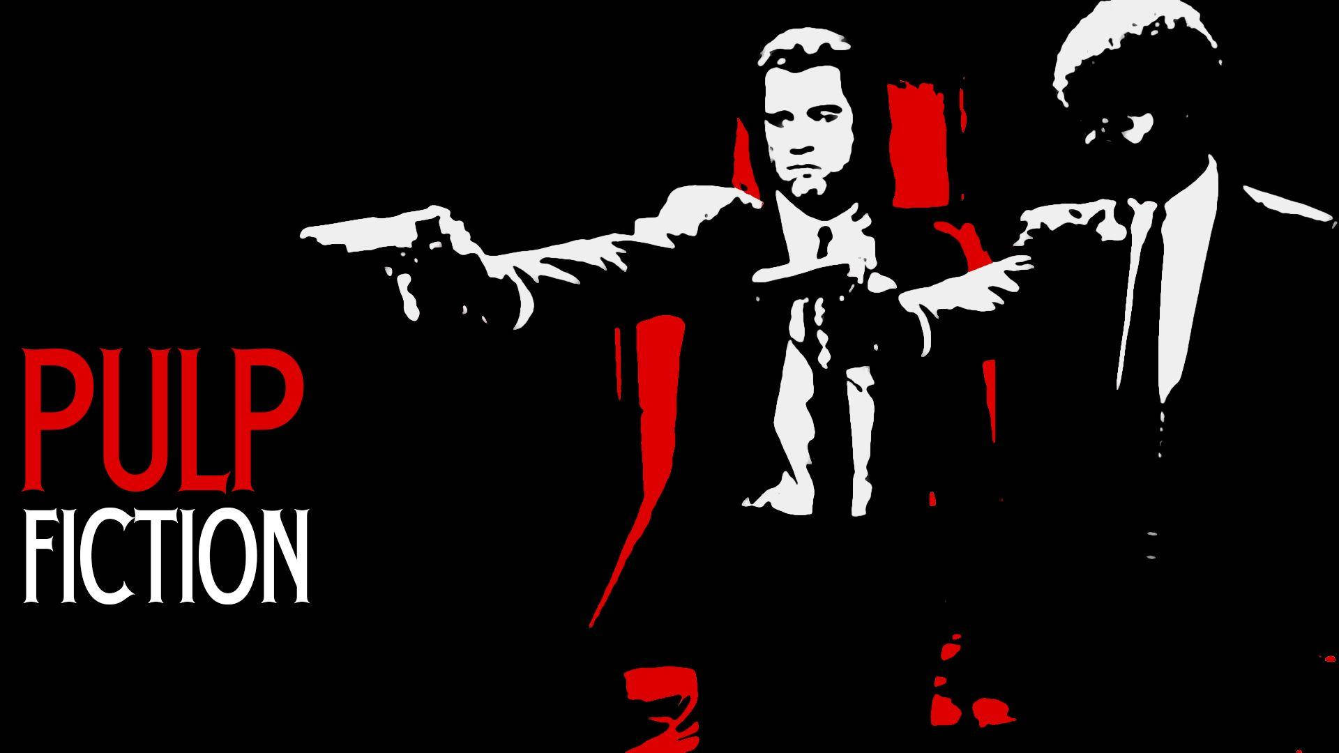 Pulp Fiction Hitmen Vincent Vega Jules Winnfield Background