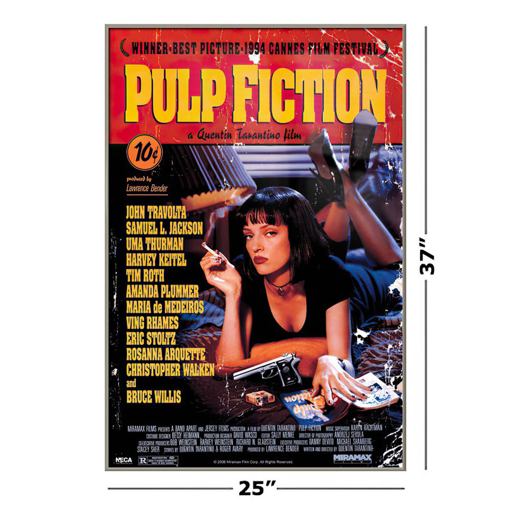 Pulp Fiction Movie - Uma Thurman As Mia Wallace Background