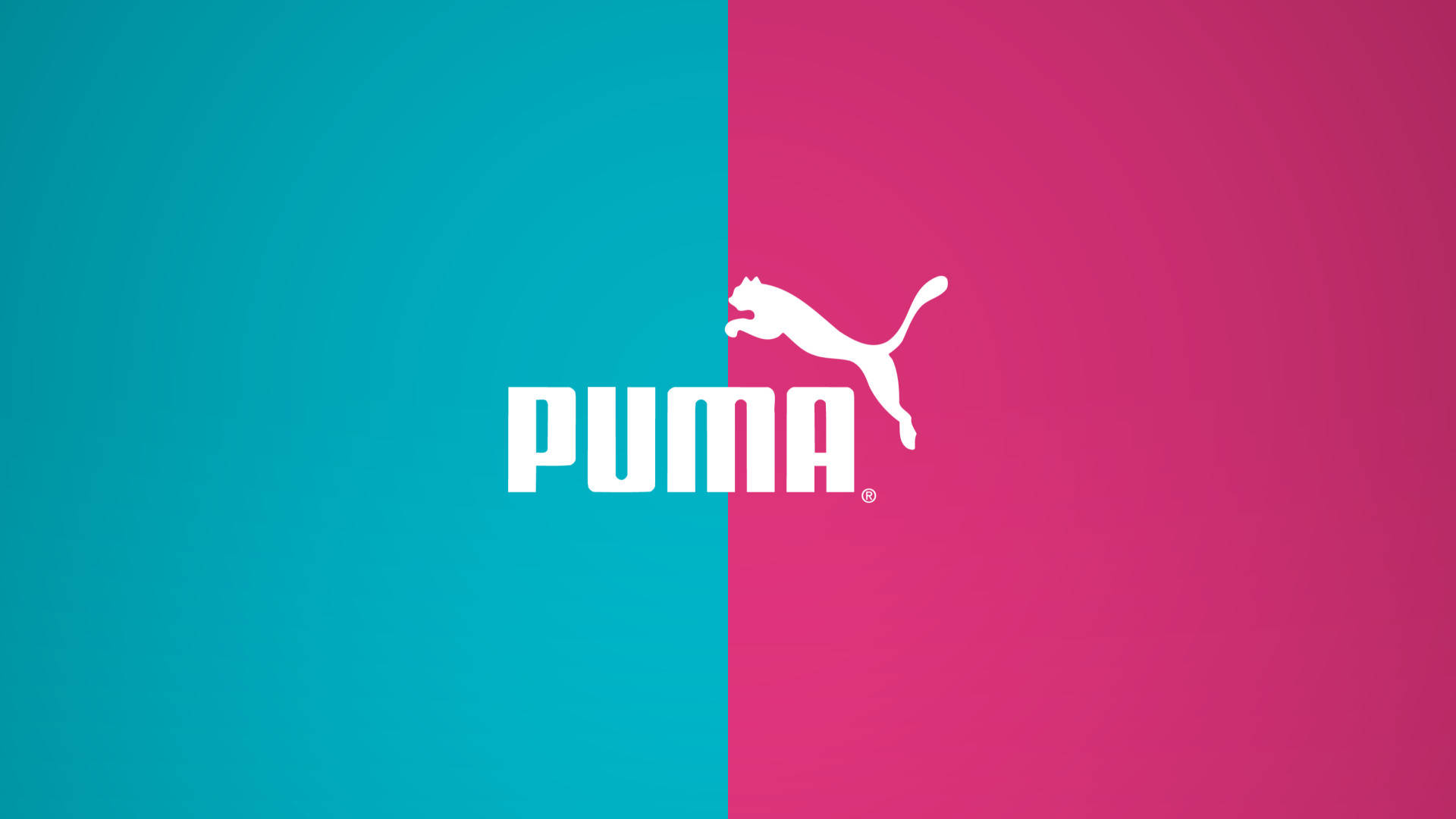 Puma Blue And Pink Background