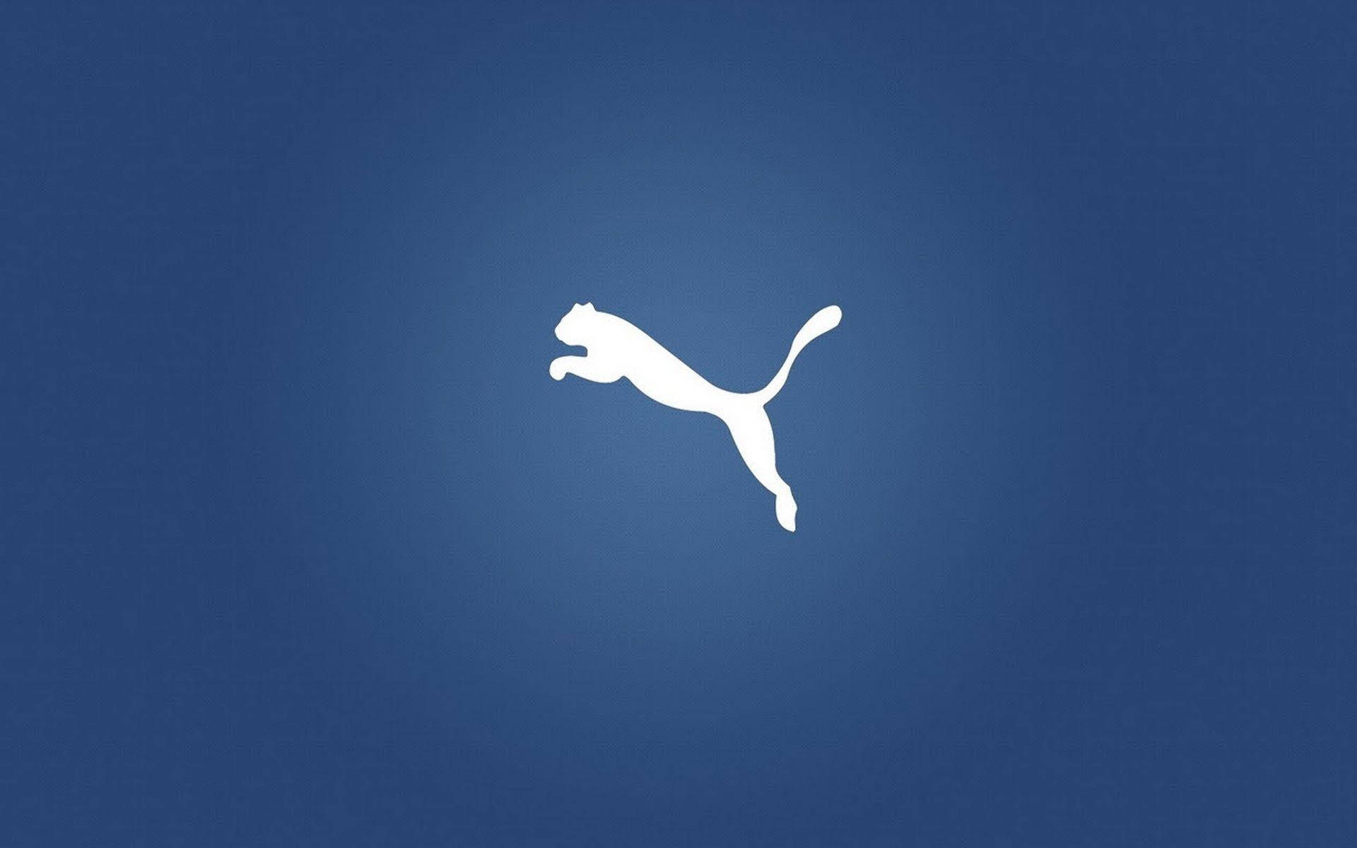 Puma Blue Logo Background