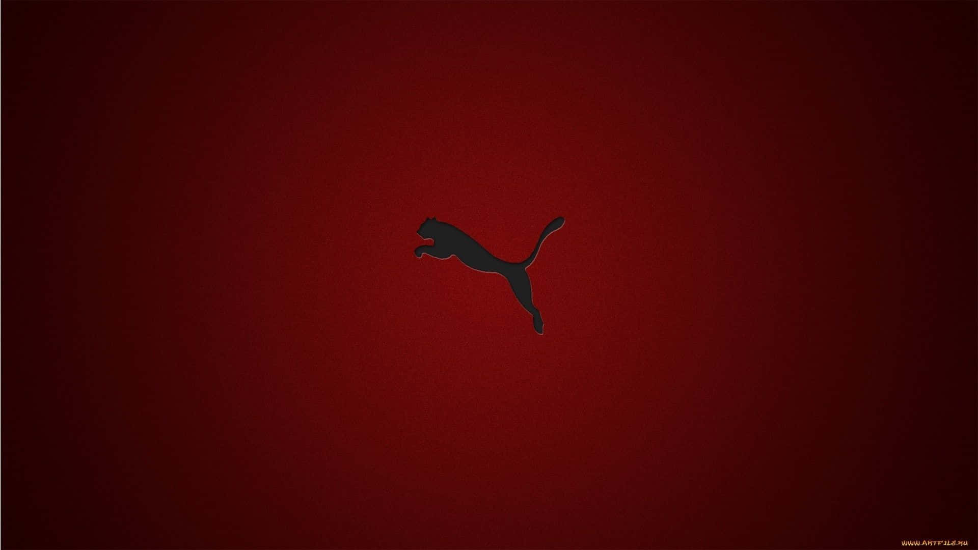 Puma Logo Red Background Background