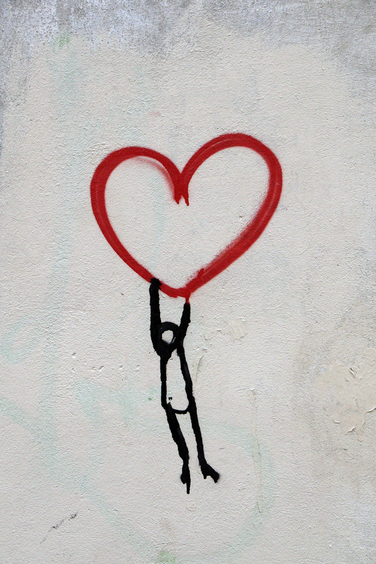 Pump Your Heart With Street Art Background