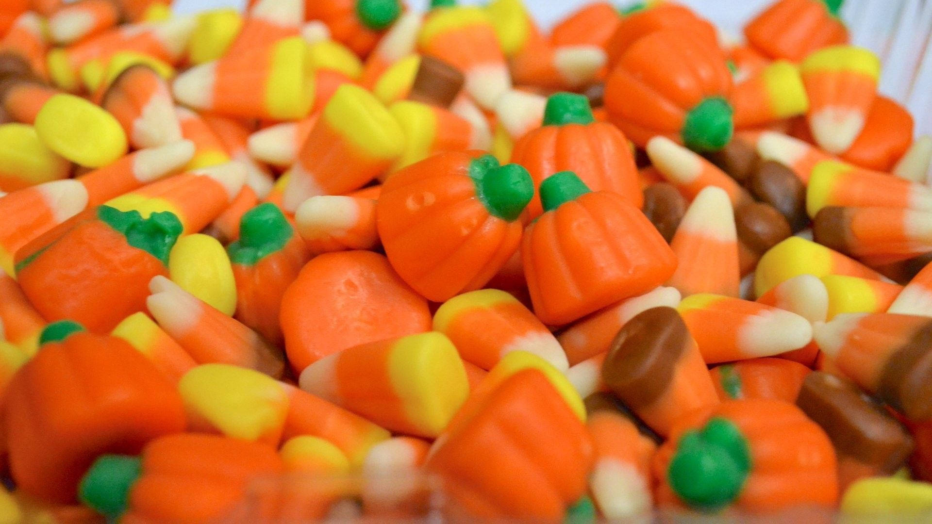 Pumpkins And Corns Candies