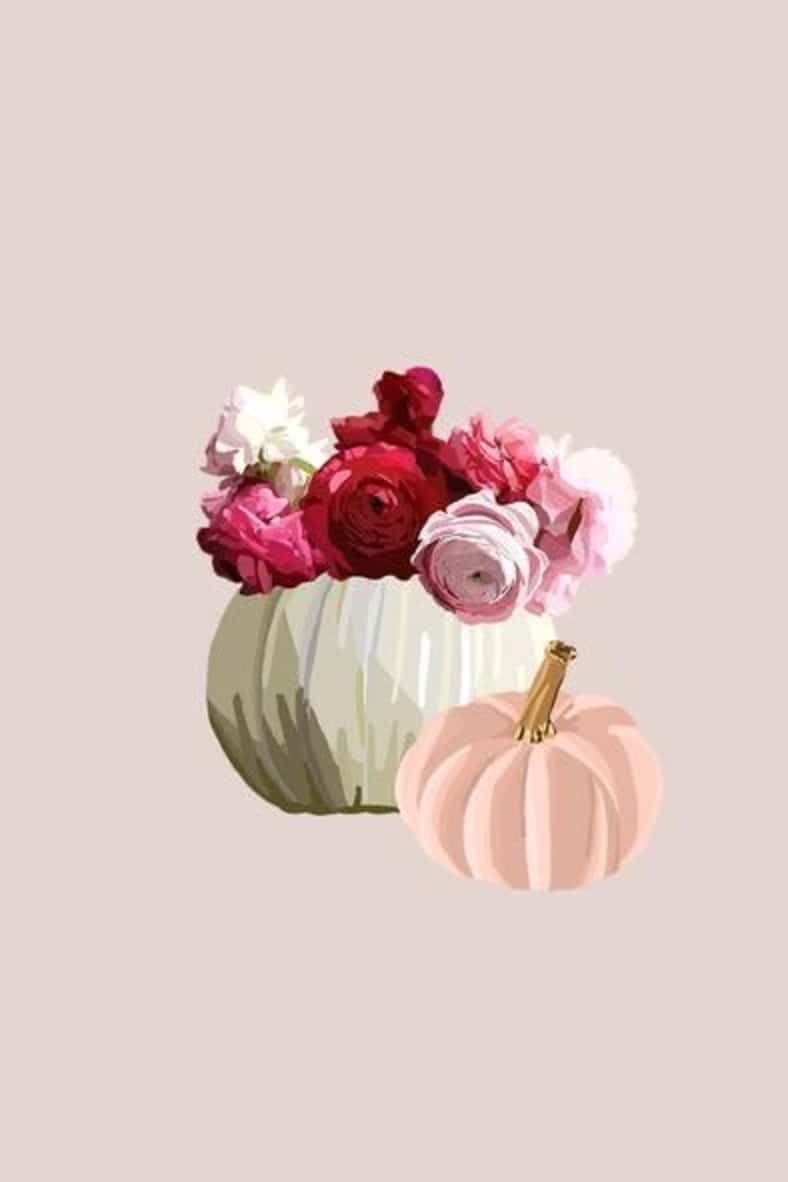 Pumpkins Can Come In All Shapes And Sizes – Even Pink! Background