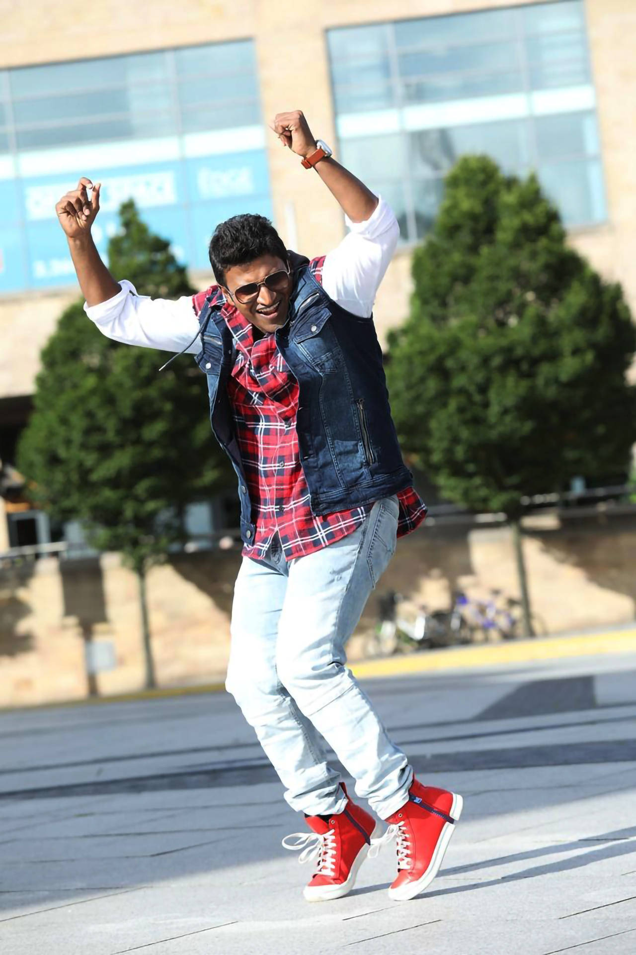 Puneeth Rajkumar Happy Dance Background