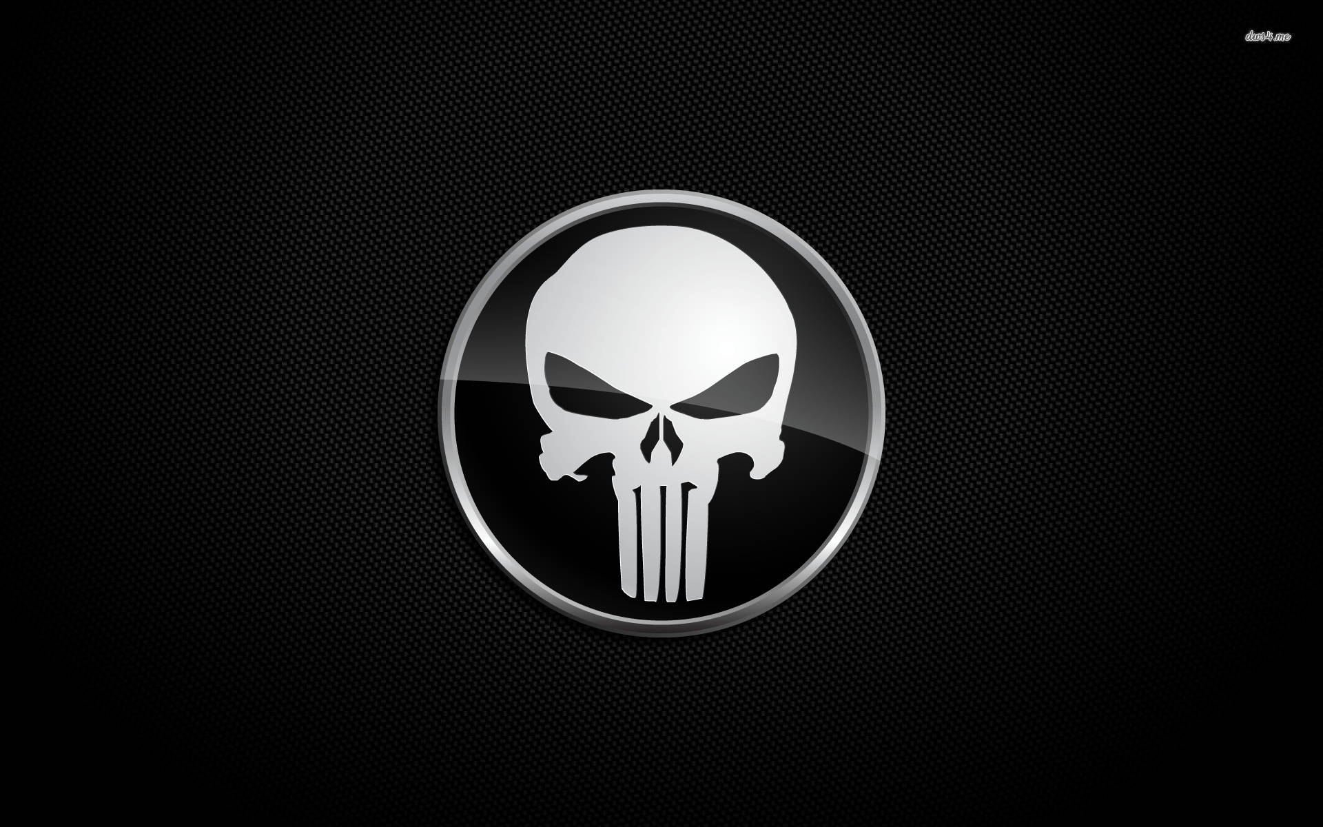 Punisher Comic Book Character Logo Background