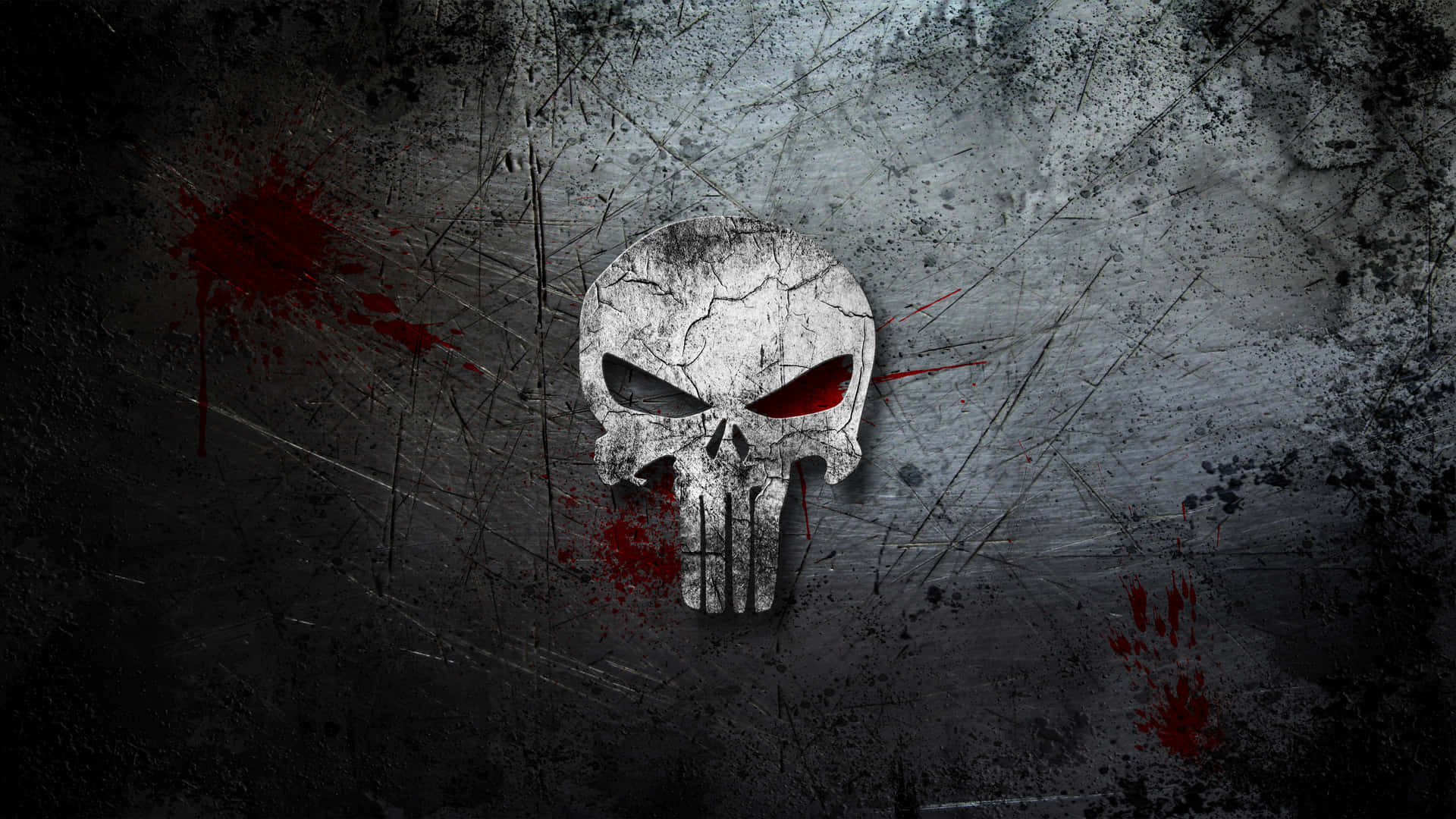 Punisher Desktop Bloody Background Background