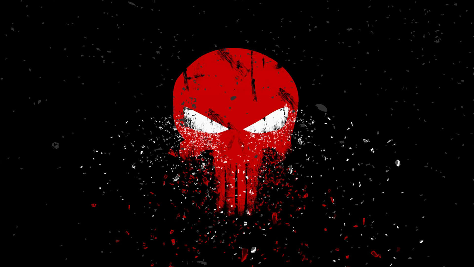 Punisher Red Skull Desktop