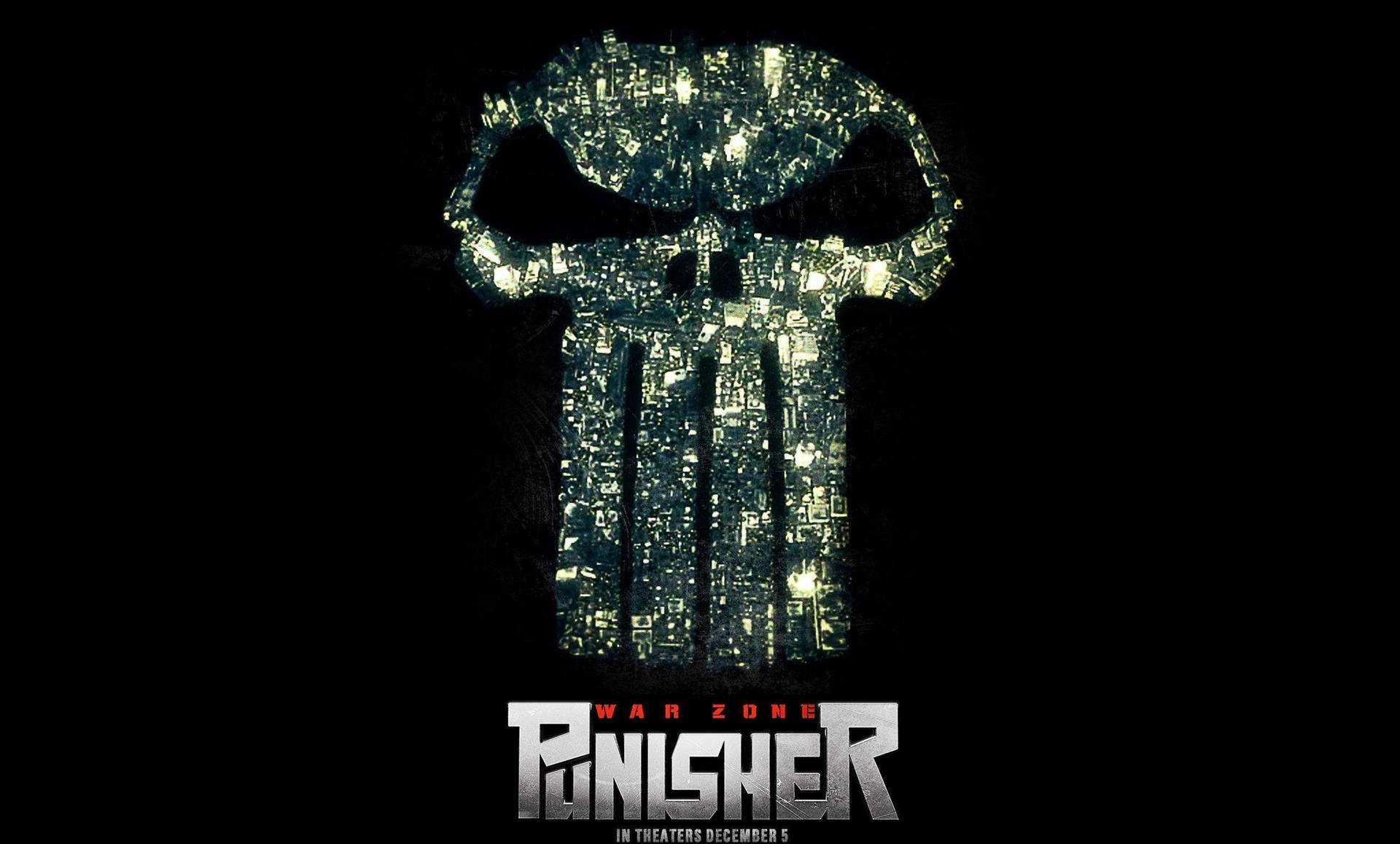 Punisher Skull Movie Poster Background