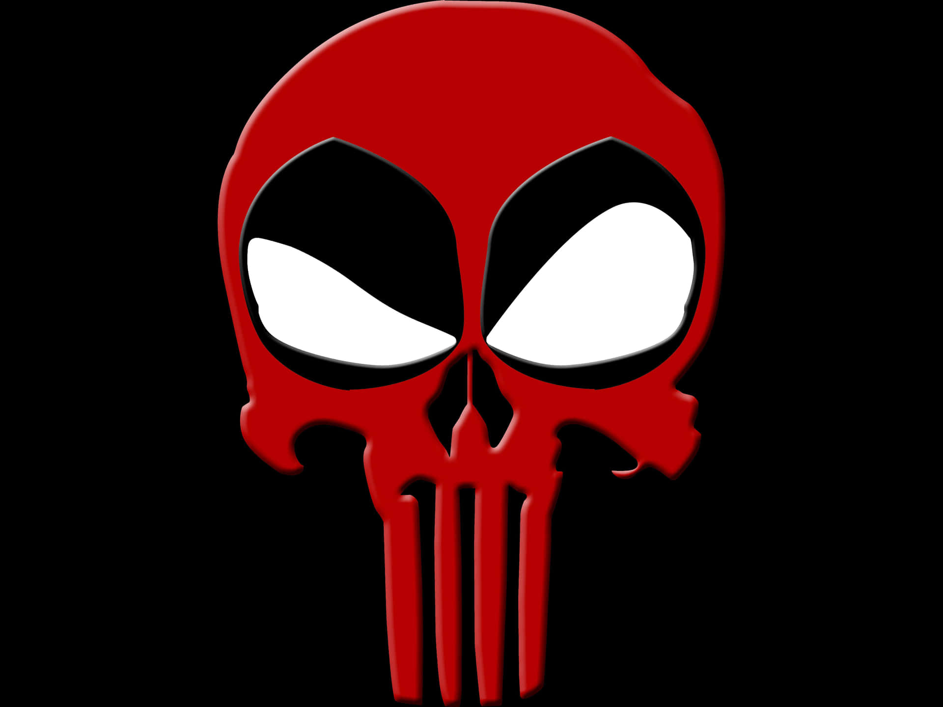 Punisher X Deadpool Logo Background