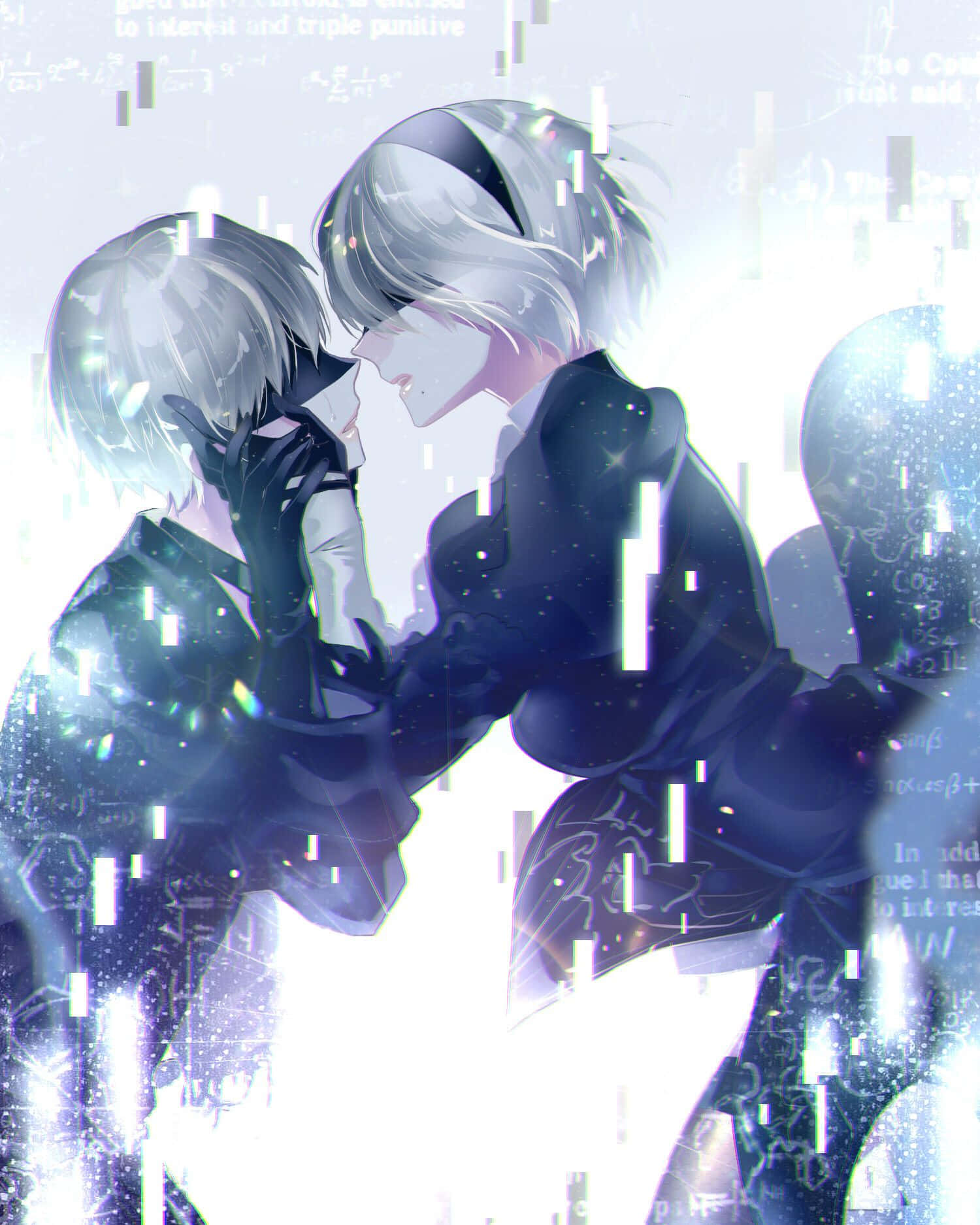 Punitive Love Of 2b And 9s Background