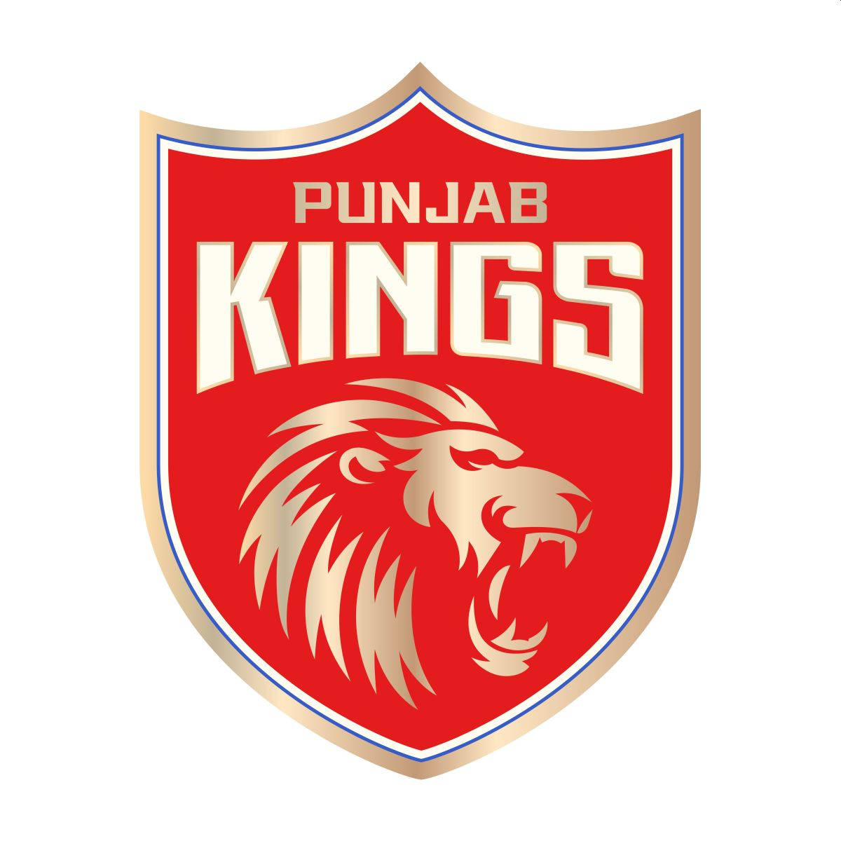 Punjab Kings Lion Red Logo Background
