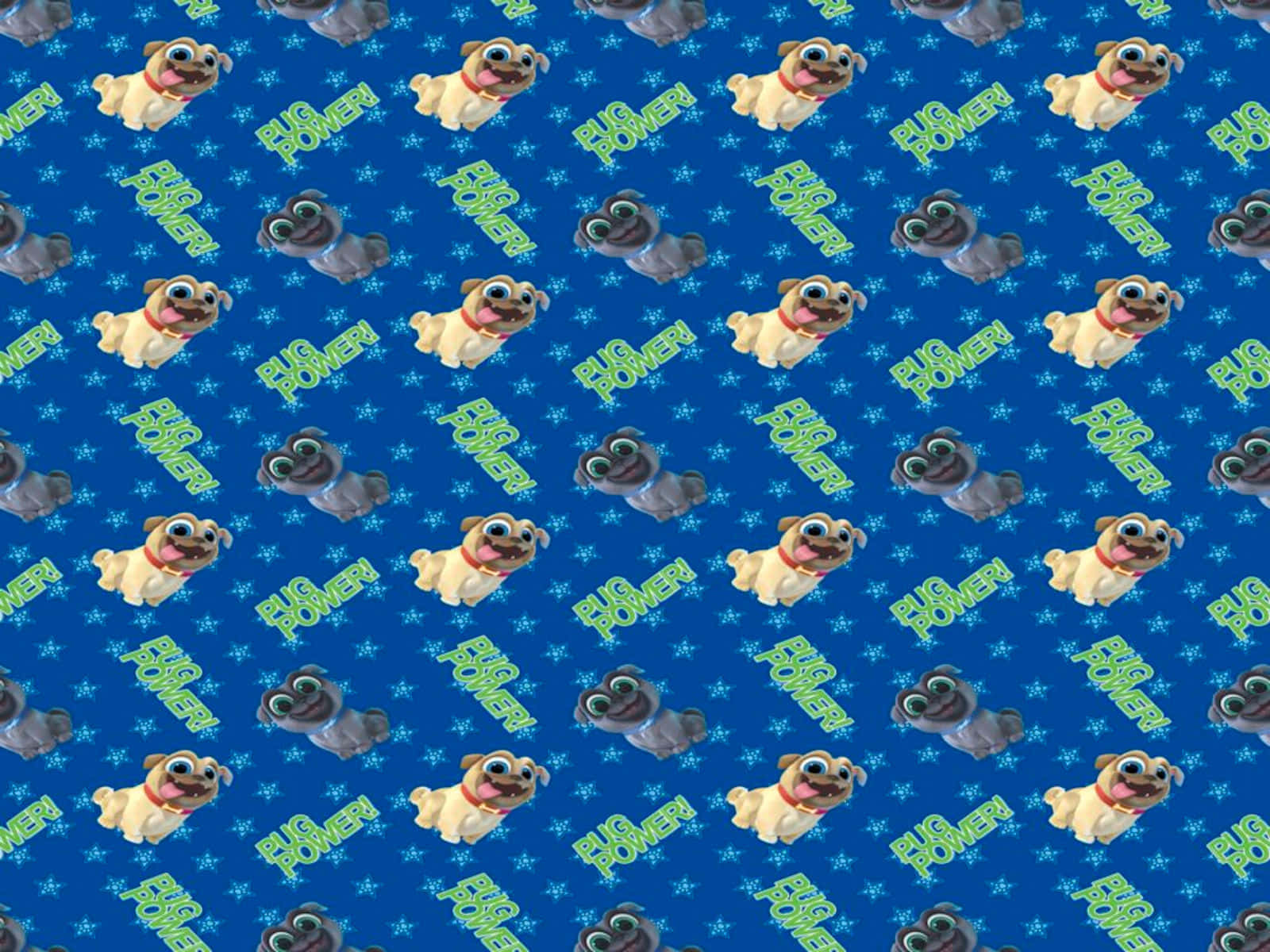 Puppy Dog Pals Patterned Background