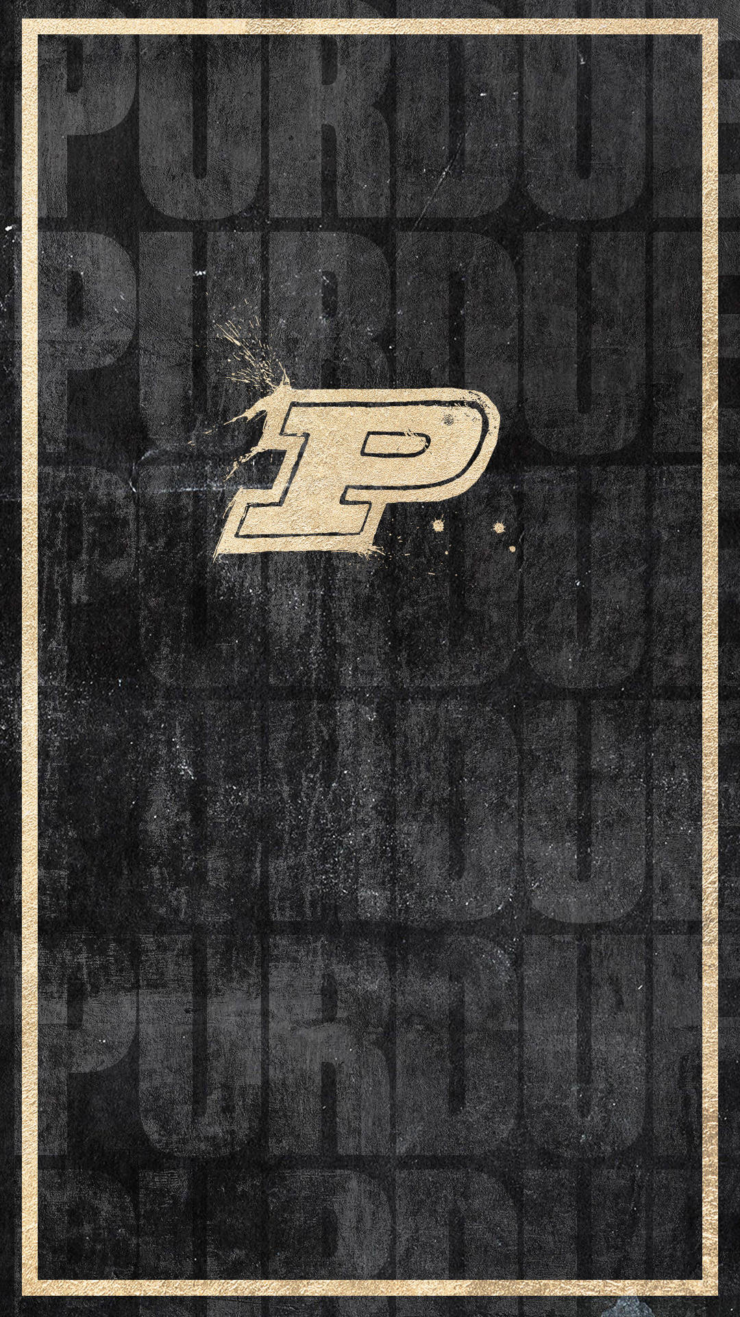 Purdue University In Dark Graphic Word Background