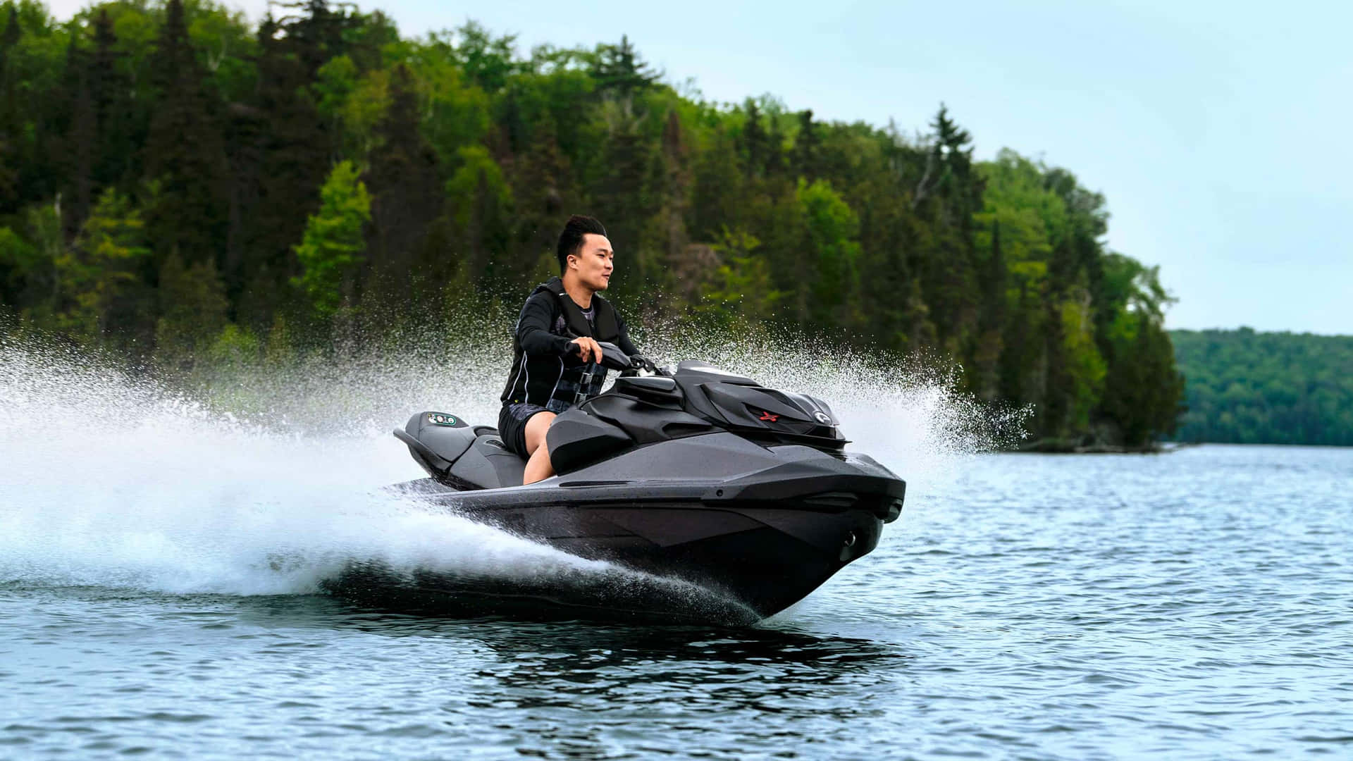 Pure Black Jet Ski