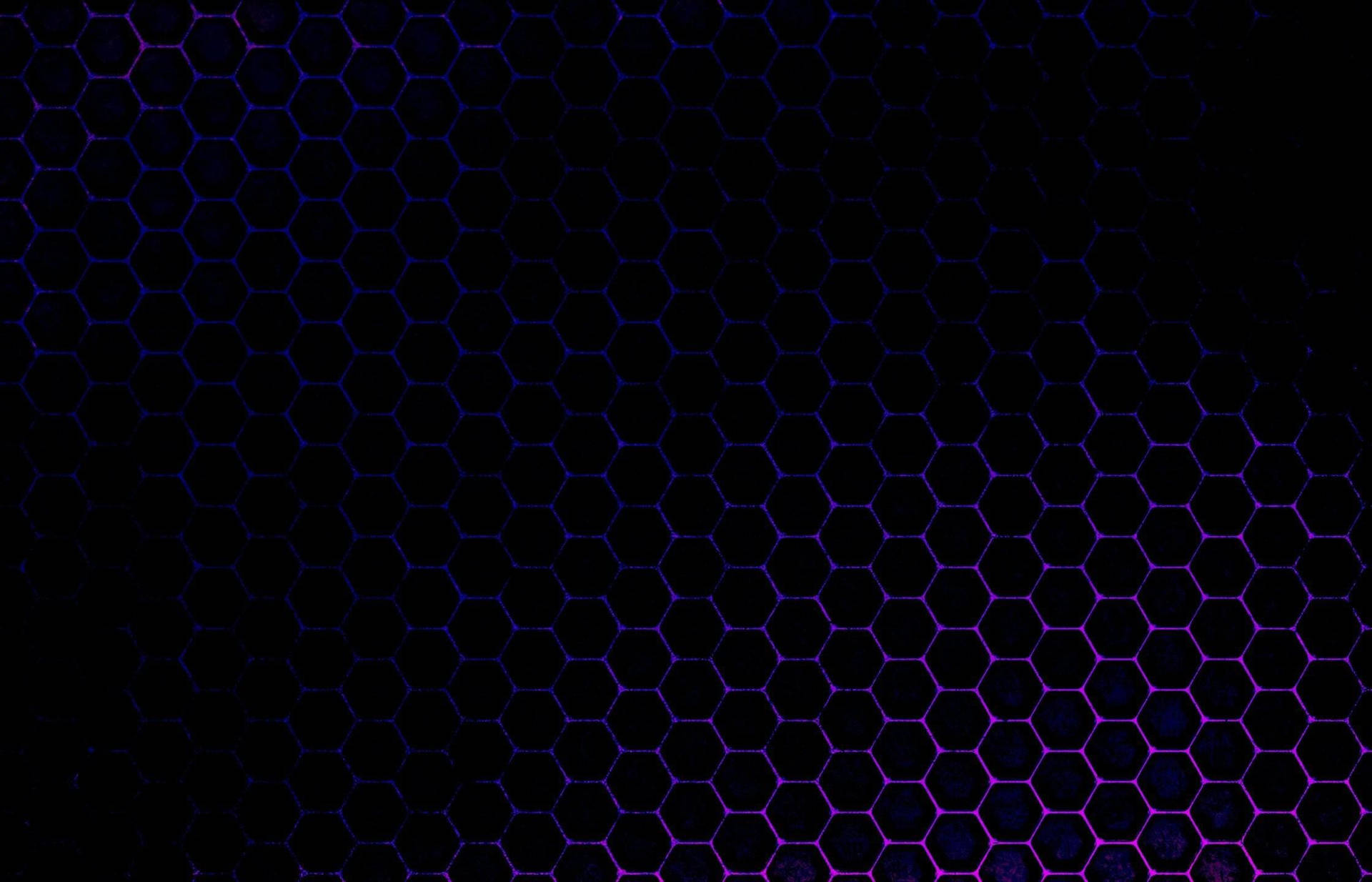 Pure Black With Honeycomb Pattern Background
