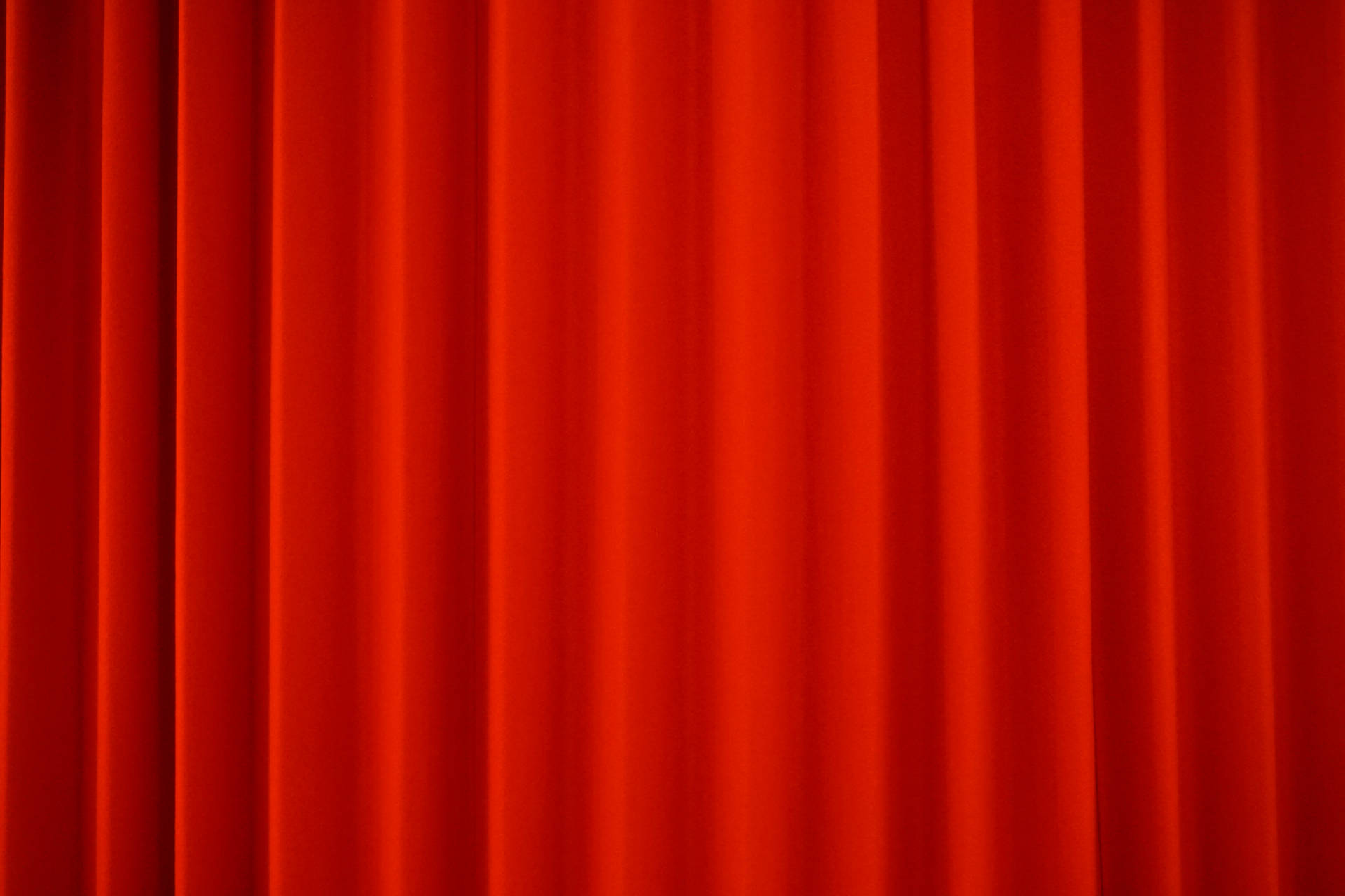 Pure Red Curtains Background