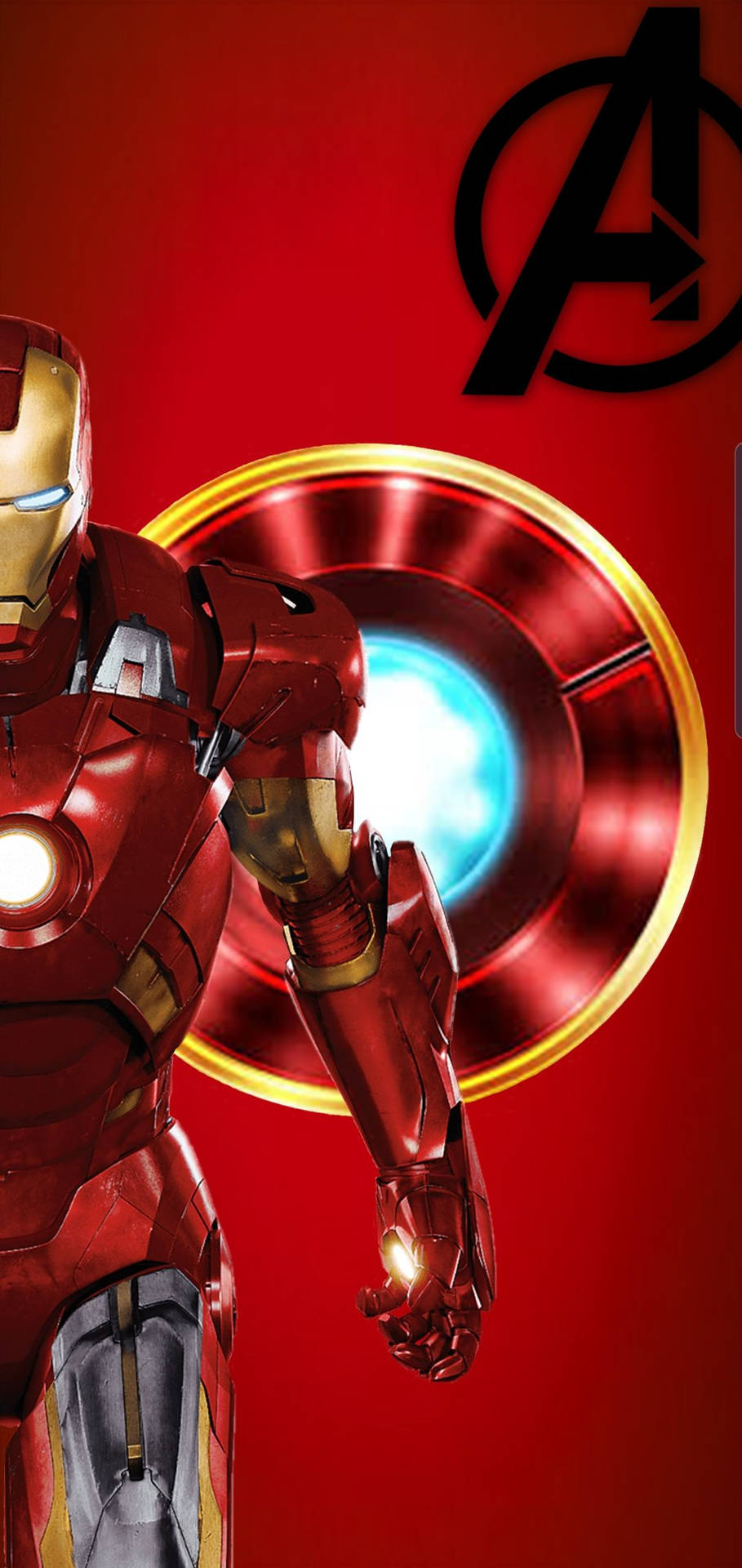Pure Red Iron Man Full Hd