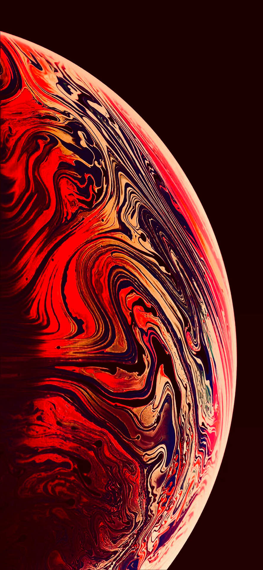 Pure Red Planet Background