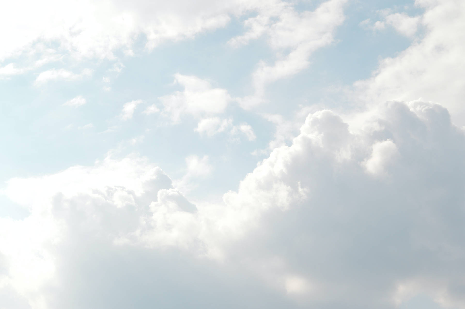 Pure White Clouds Background