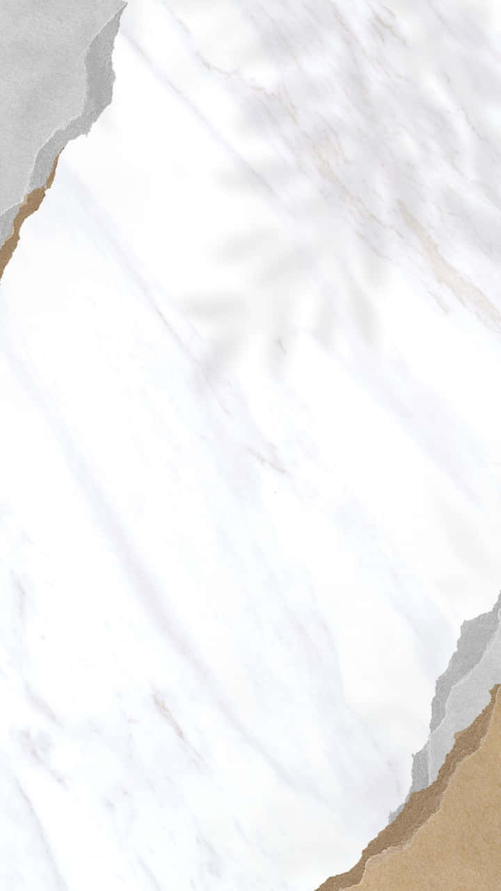 Pure White Torn Paper Background