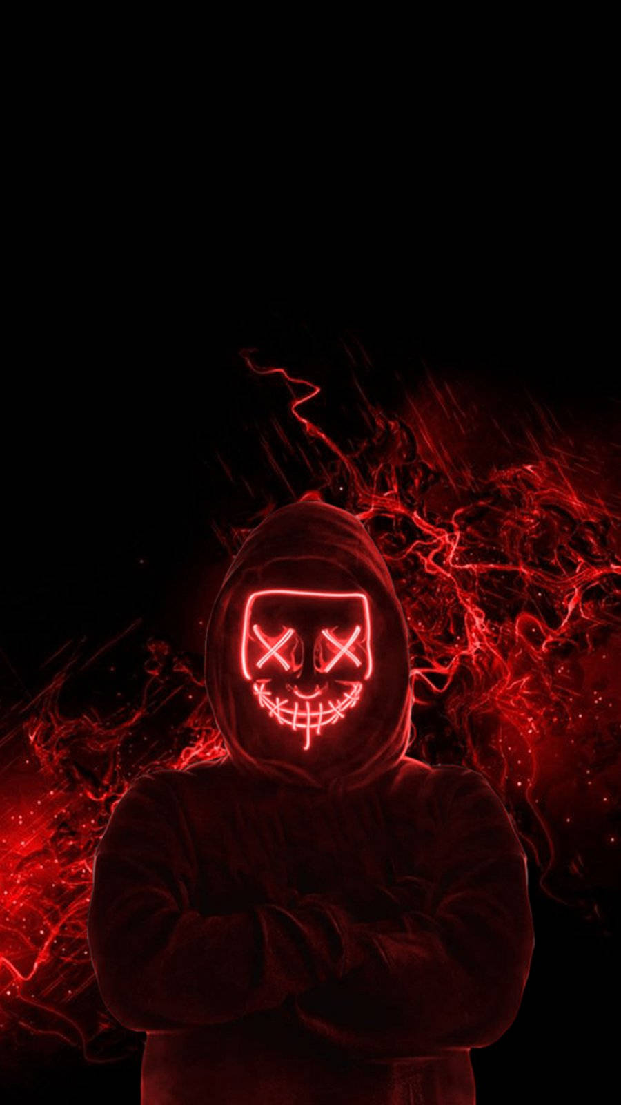 Purge Mask Red Iphone Background