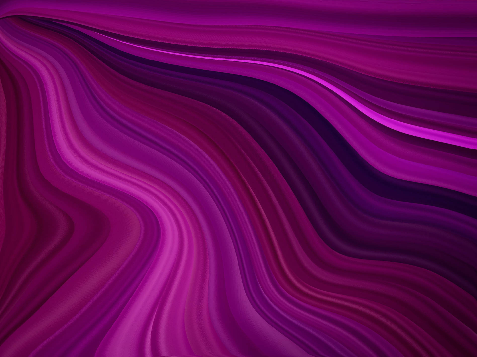 Purple Abstract Waves Background